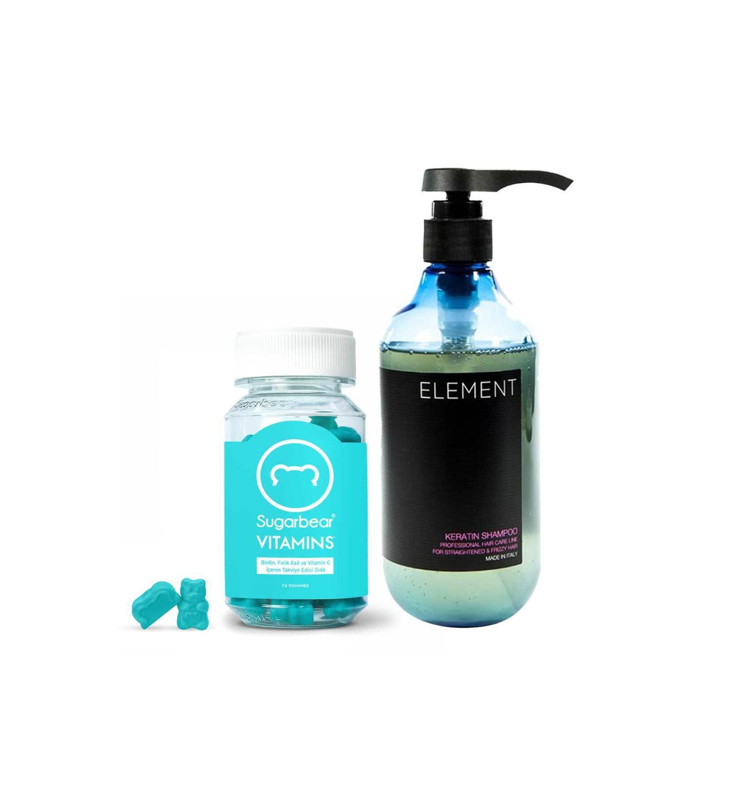 Muddy Argan&keratin Shampo0 1000 ml + B-tox&keratin Shampoo 1000 ml