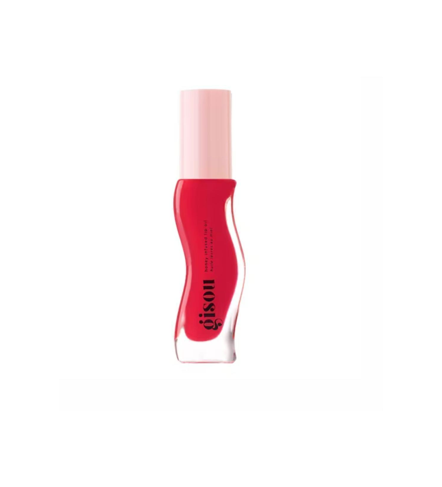 gisou Glossy and Non-sticky Look Honey Lip Oil Strawberry Sorbet min.237