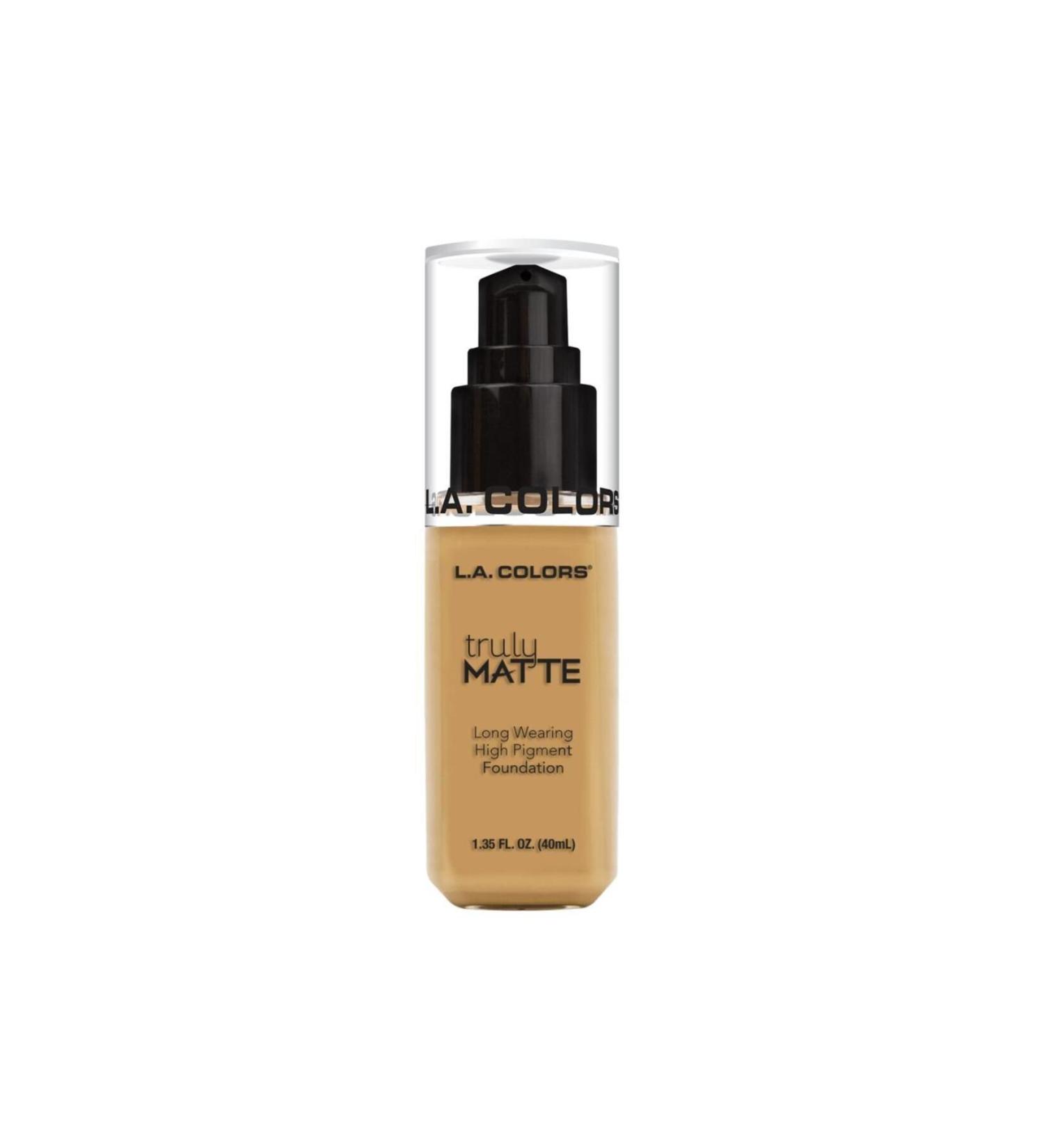 LA Colors La Colors Truly Matte Foundation-nude 40ml - Buy Online on GoSupps.com