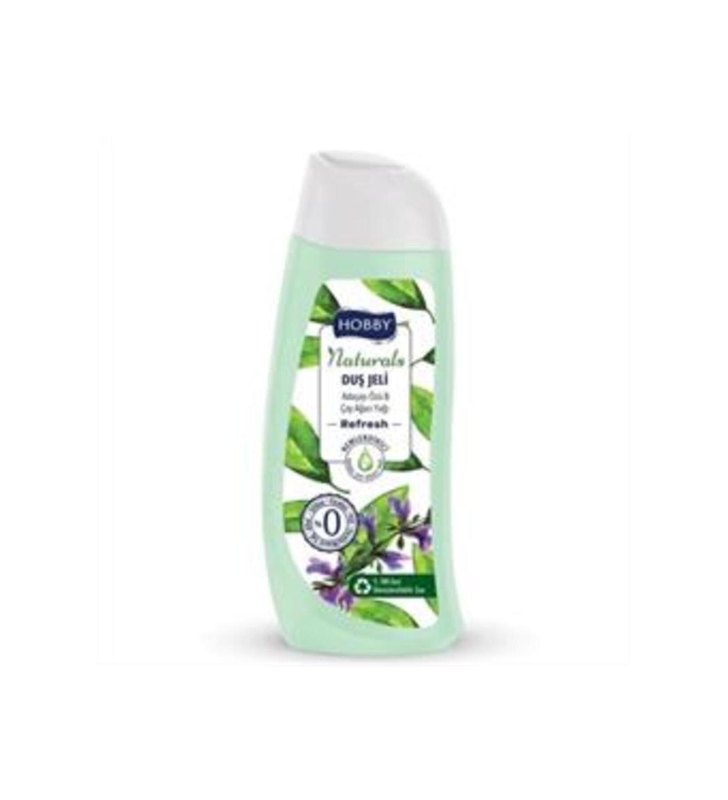 Hobby ( CLAY MASK GIFT ) Hobby Sage & Tea Tree Shower Gel 450ml ( 1 PIECE )