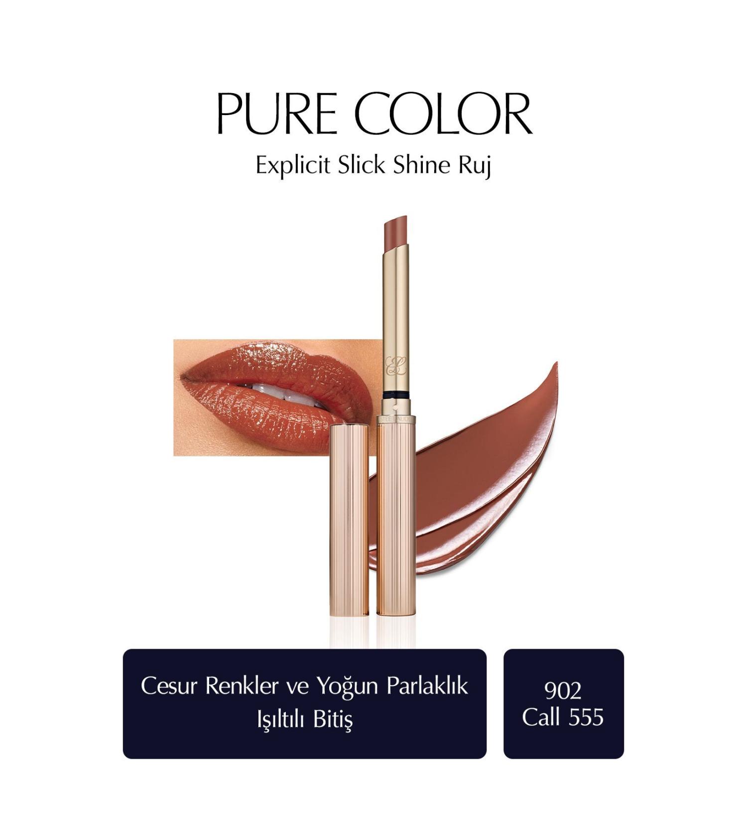 Estee Lauder LIPSTICKING AND PLUMPING LIPSTICK-902 CALL 555 PASSI.214