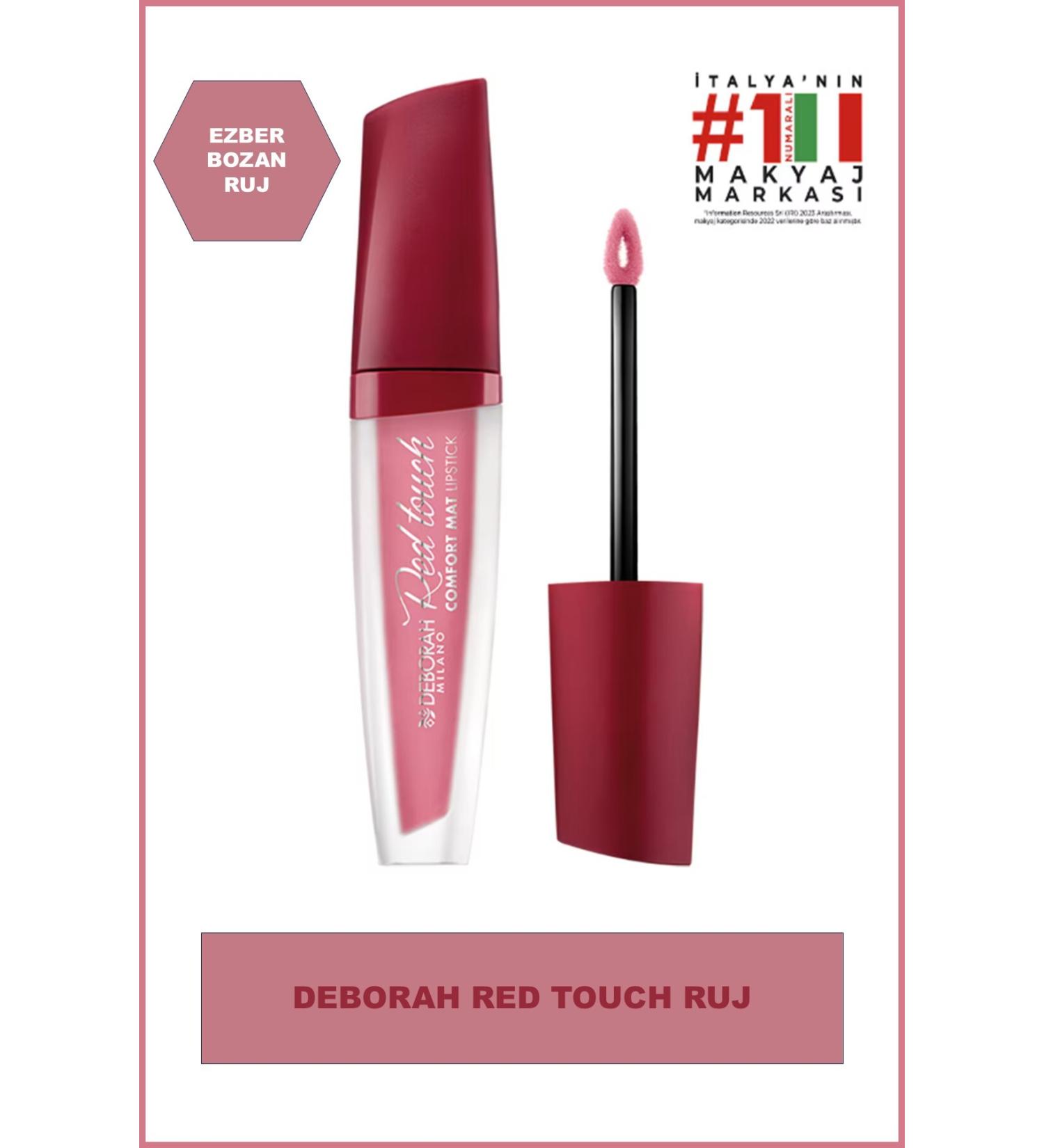 Deborah Red Touch Liquid Lipstick No:02 Nude Rose