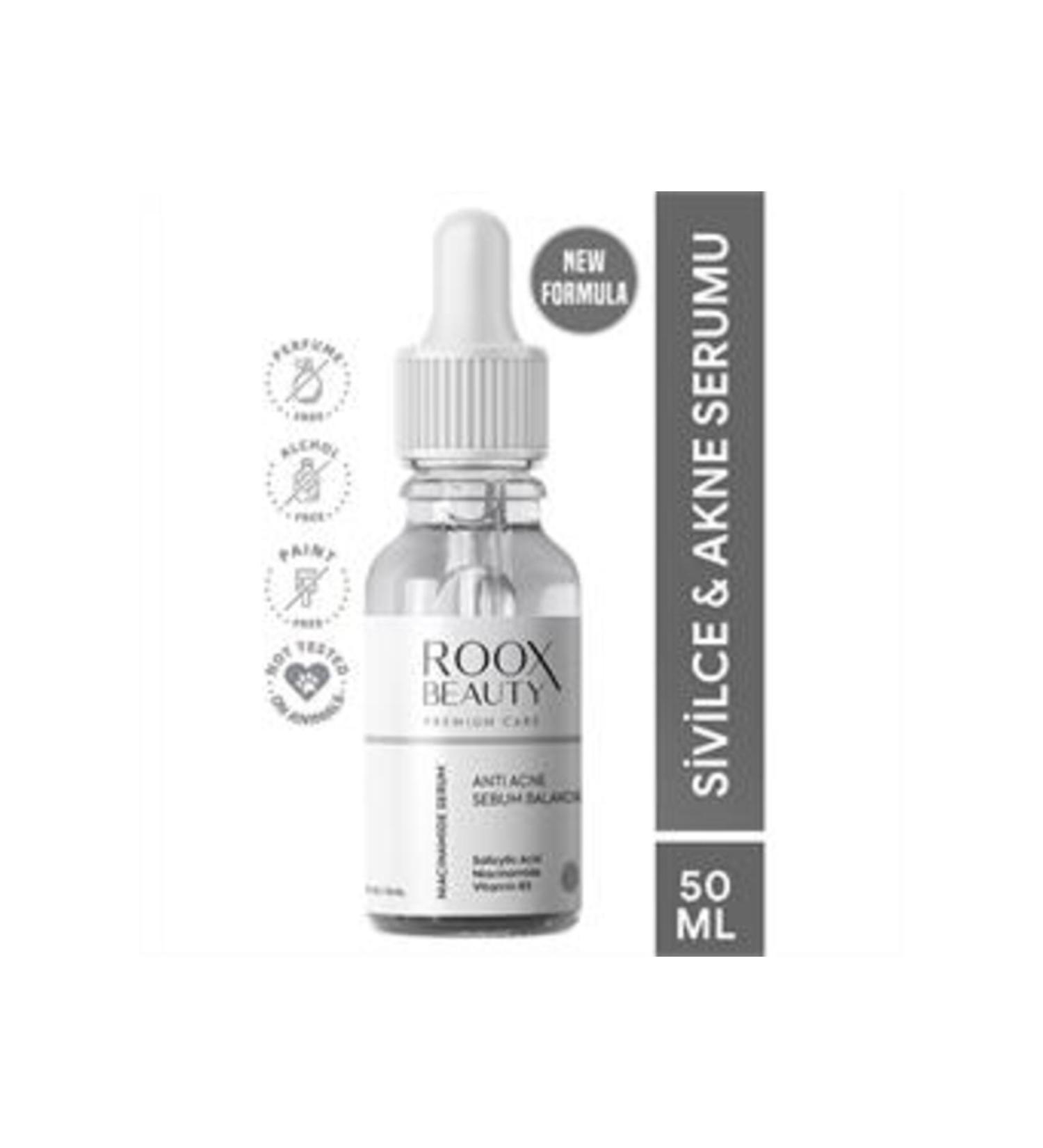 Baby ( CLAY MASK GIFT ) Roox Beauty Salicylic Acid and Niacinamide Serum 50ml ( 1 PIECE )