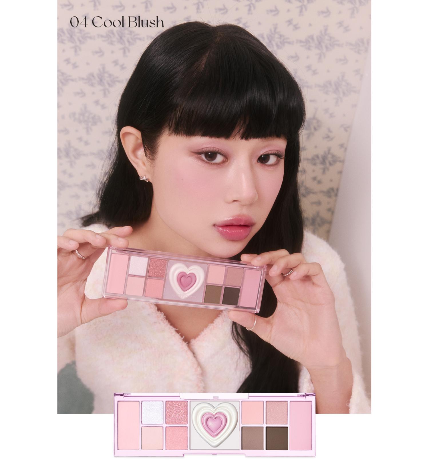 PERIPERA Multi-Functional Makeup Palette All Take Mood Like Palette (#04 COOL BLUSH) (NIGHT PER ) - Buy Online on GoSupps.com