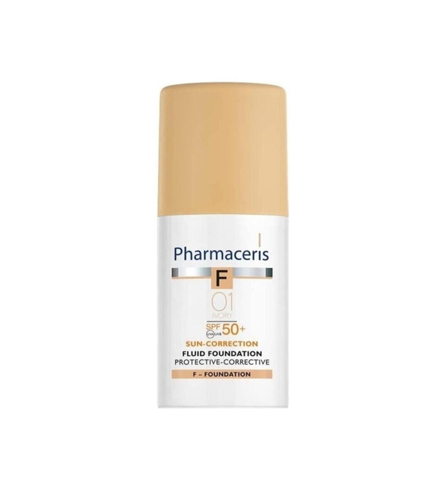 Pharmaceris Pharmaceris F Spf 50 Ivory Protective Corrective Liquid Foundation Sunscreen Cream 30 ml