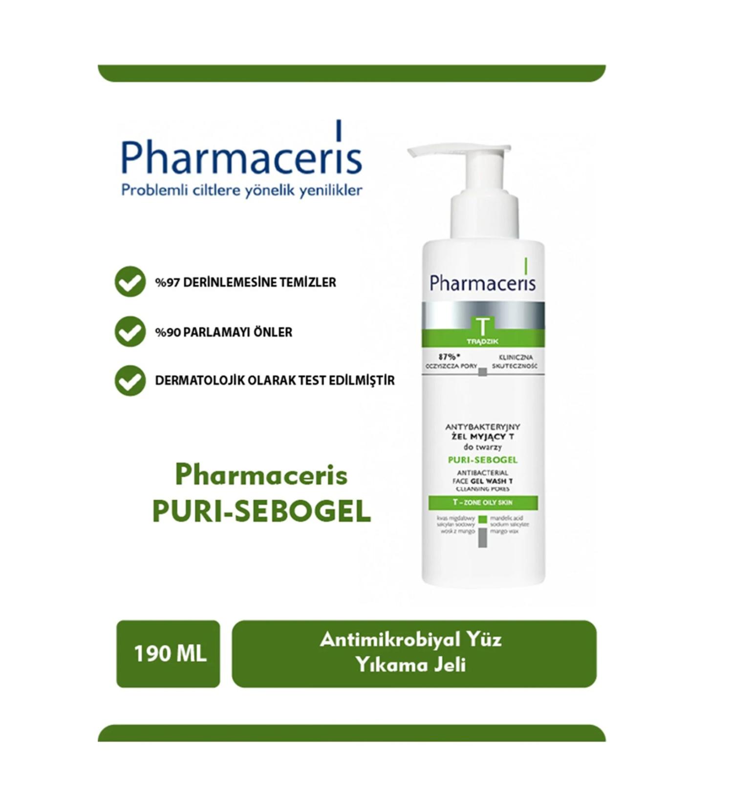 Pharmaceris Pharmacy Puri Sebogel Deep Cleansing Face Gel 190 ml