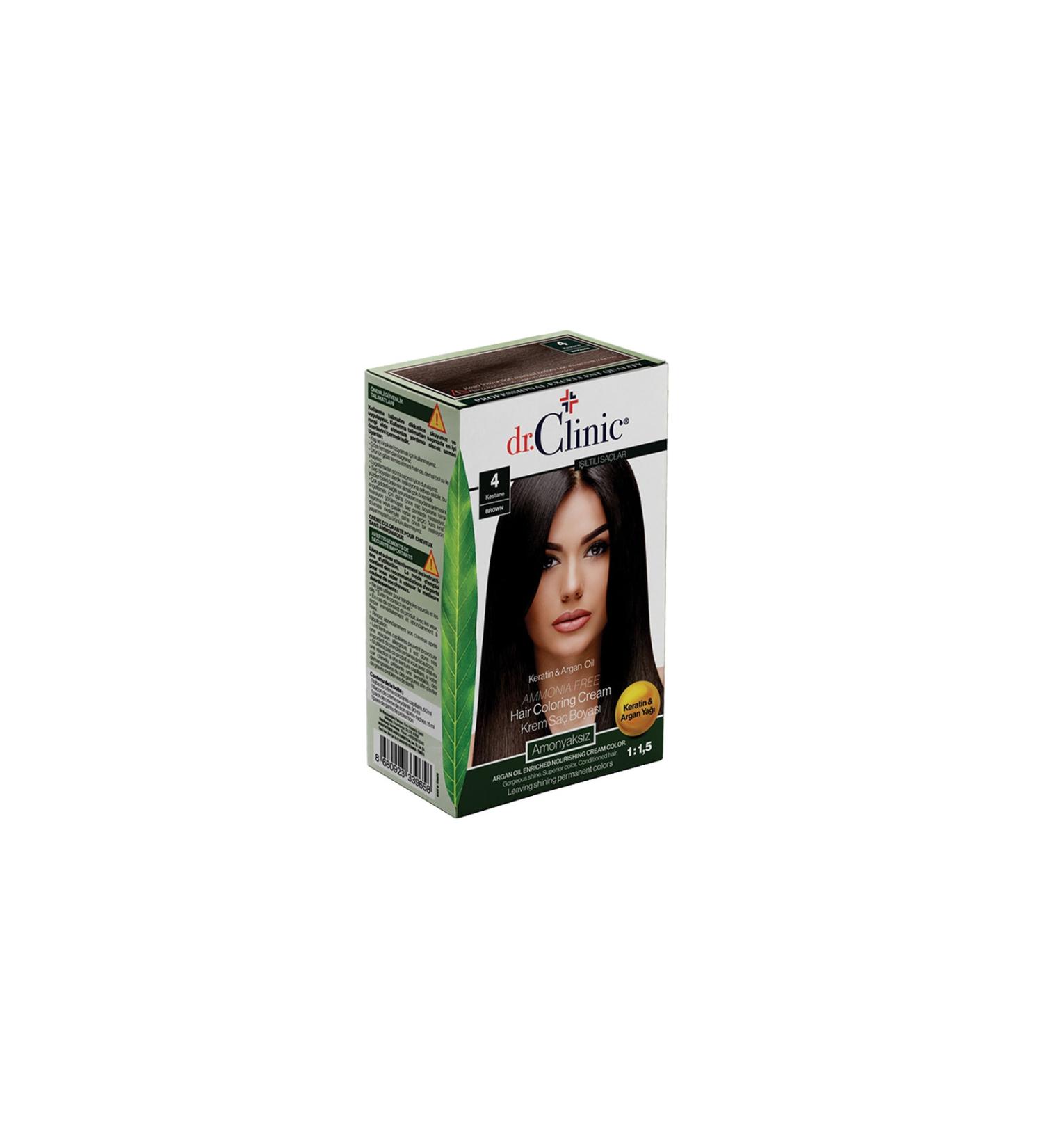 Dr.Balcini Hair Dye Ammonia Free 4 Chestnut