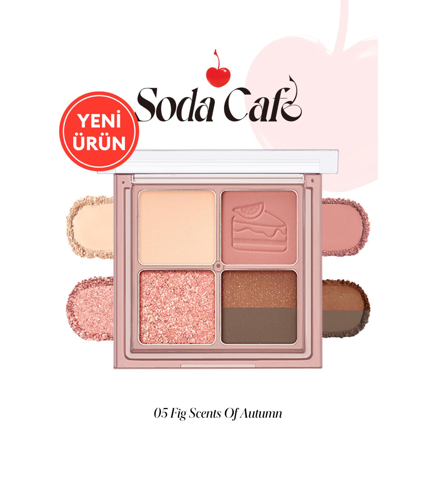 PERIPERA 5 Color Mini Eyeshadow Palette Ink Pocket Shadow Palette (05 F G SCENTS OF AUTUMN) (SODA CAFE) - Buy Online on GoSupps.com