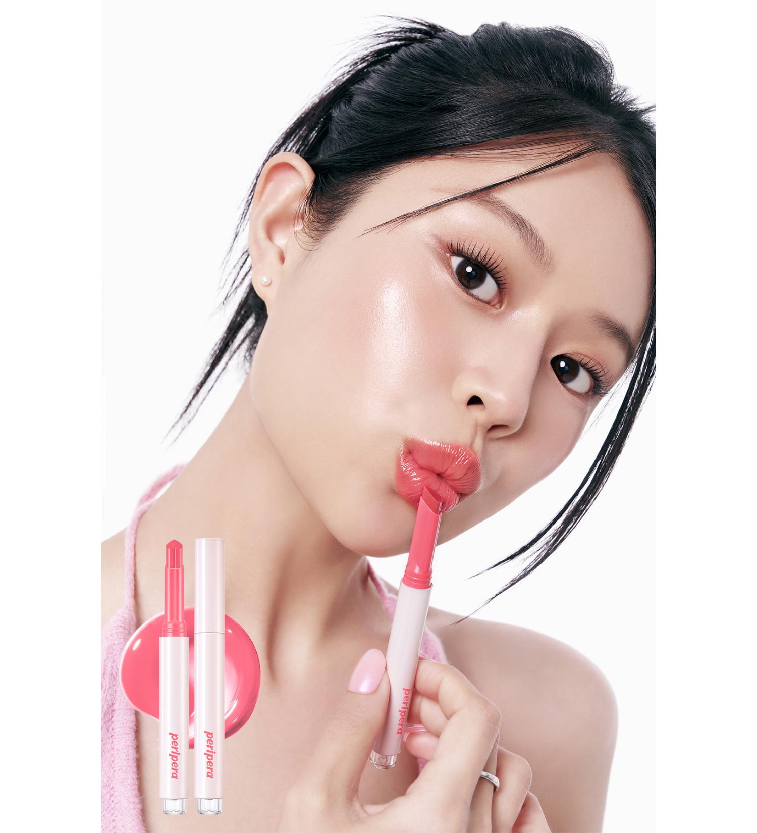 PERIPERA Intense Moisturizing Shiny Finish Balm Heart Jam Glow Lip (2 BERRY MILKTEA) - Buy Online on GoSupps.com