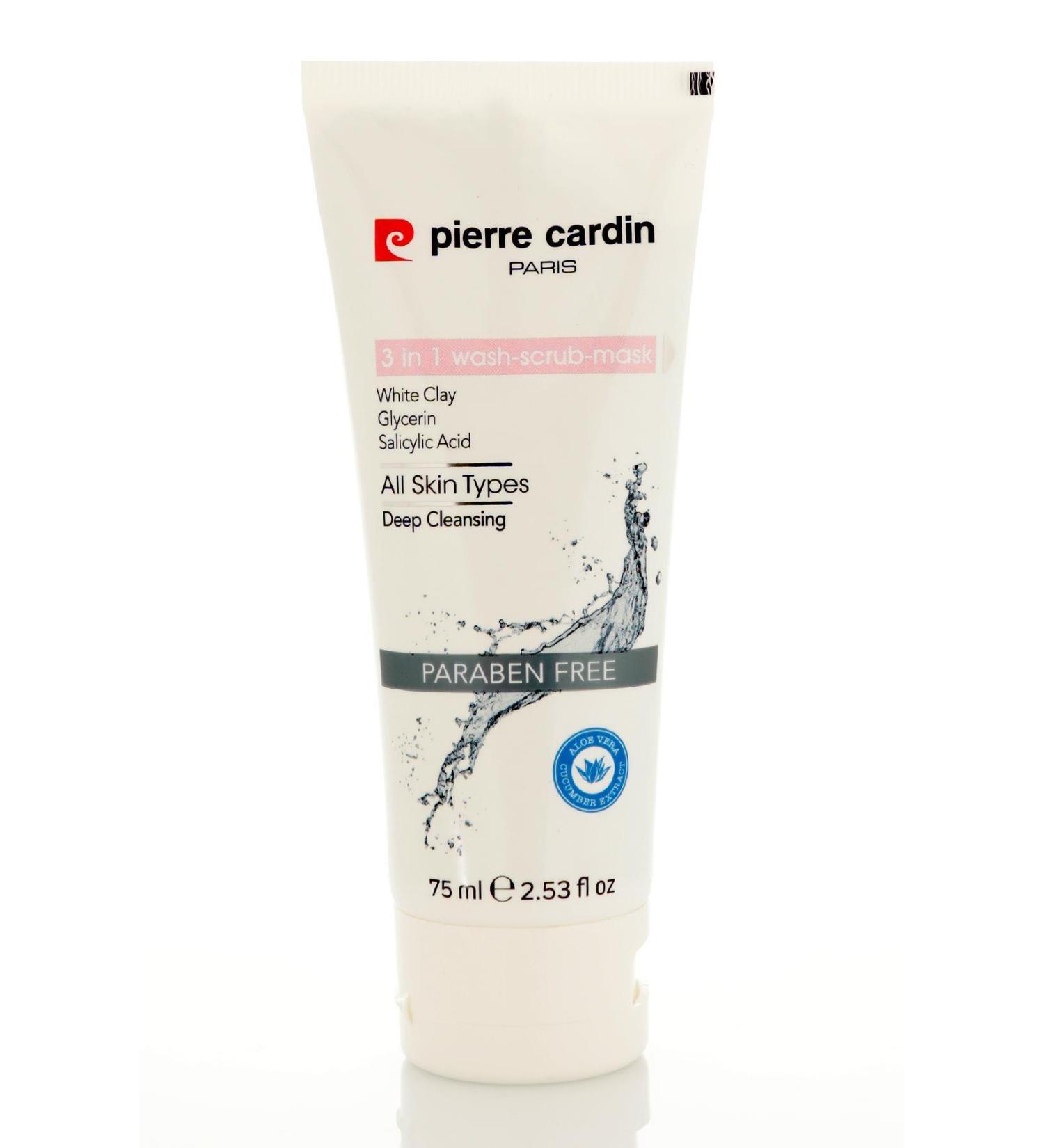 Pierre Cardin 3 in 1 Face Cleansing Peeling Mask - 75 ML - In 1 3 In 1 Face Mask - Buy Online on GoSupps.com