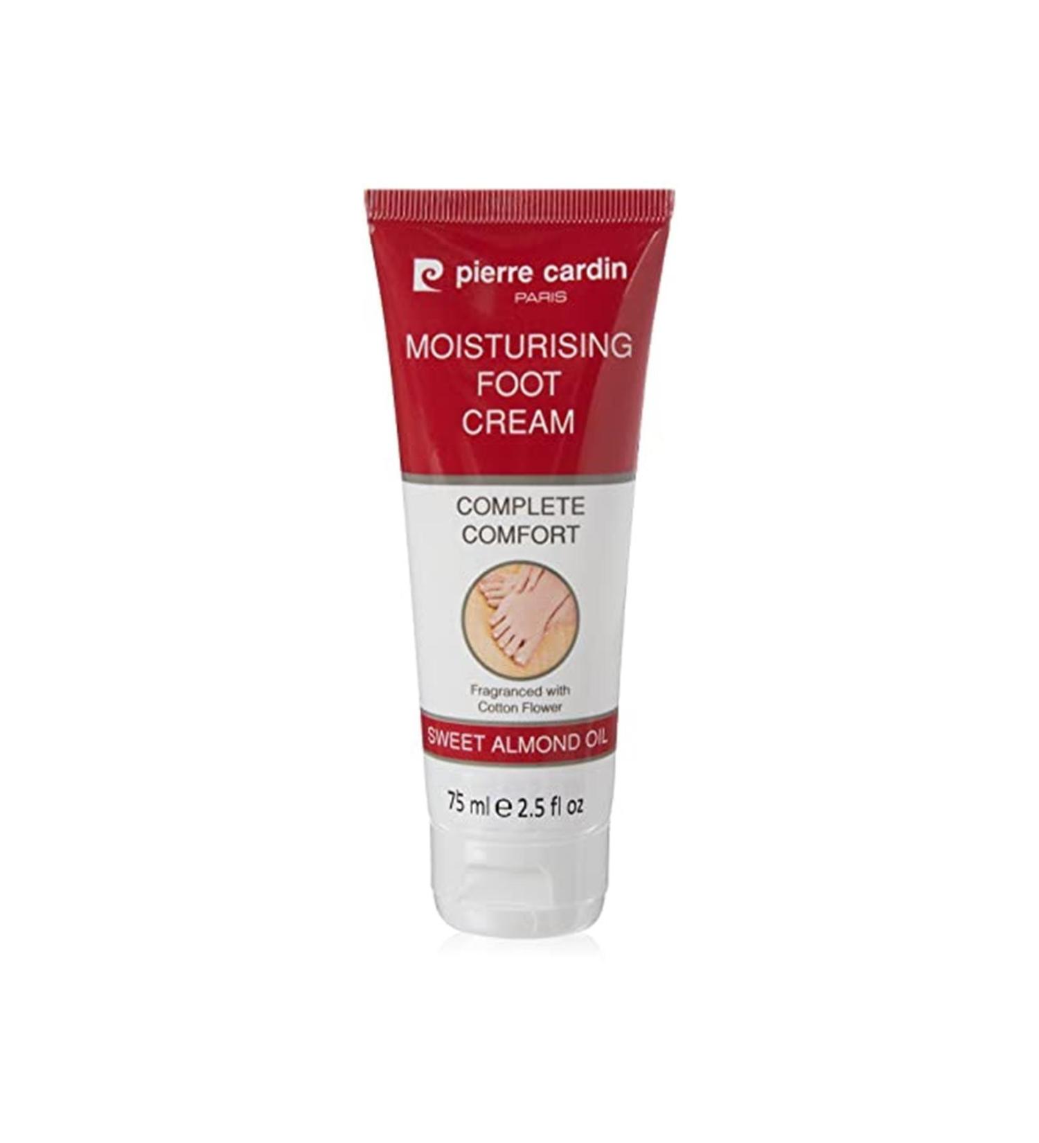 Pierre Cardin Moisturizing Foot Care Cream with Almond Oil Extract (75 Ml)