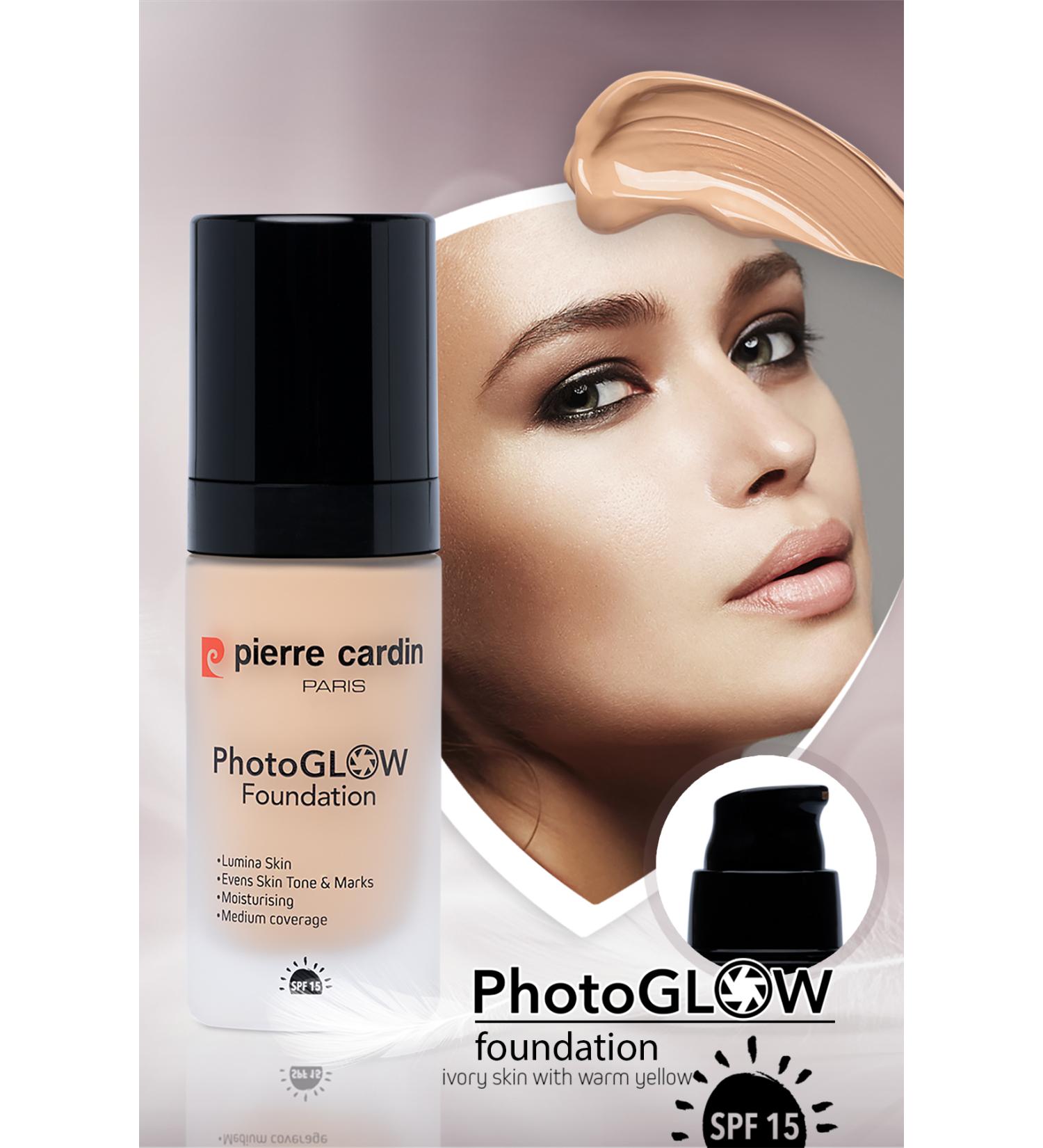 Pierre Cardin Photoglow Luminous Foundation Ivory Skin with Warm Yellow