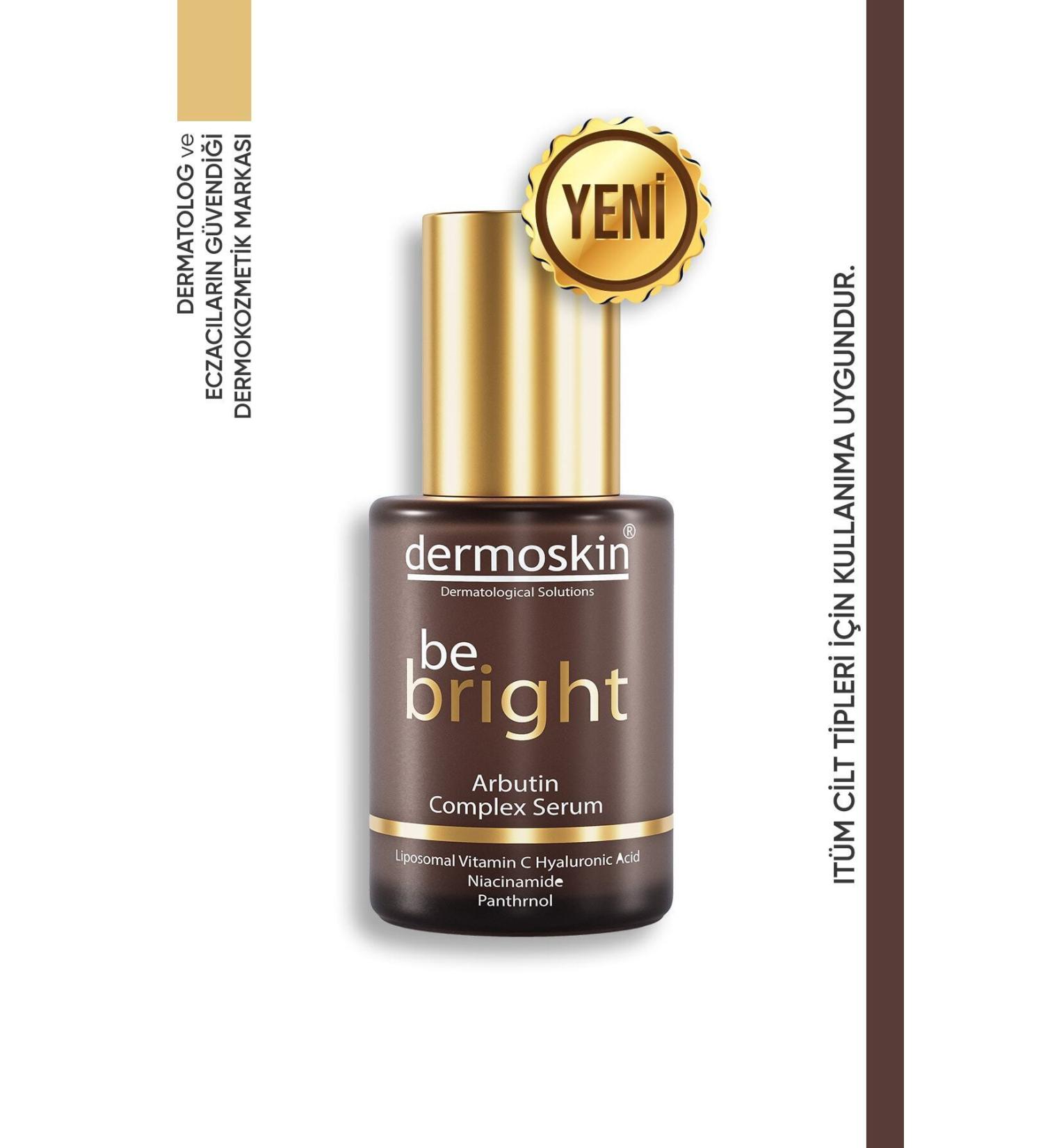 Dermoskin Be Bright Arbutin Complex Serum That Makes Skin Look Fuller and Smoother 30 ml - Buy Online on GoSupps.com