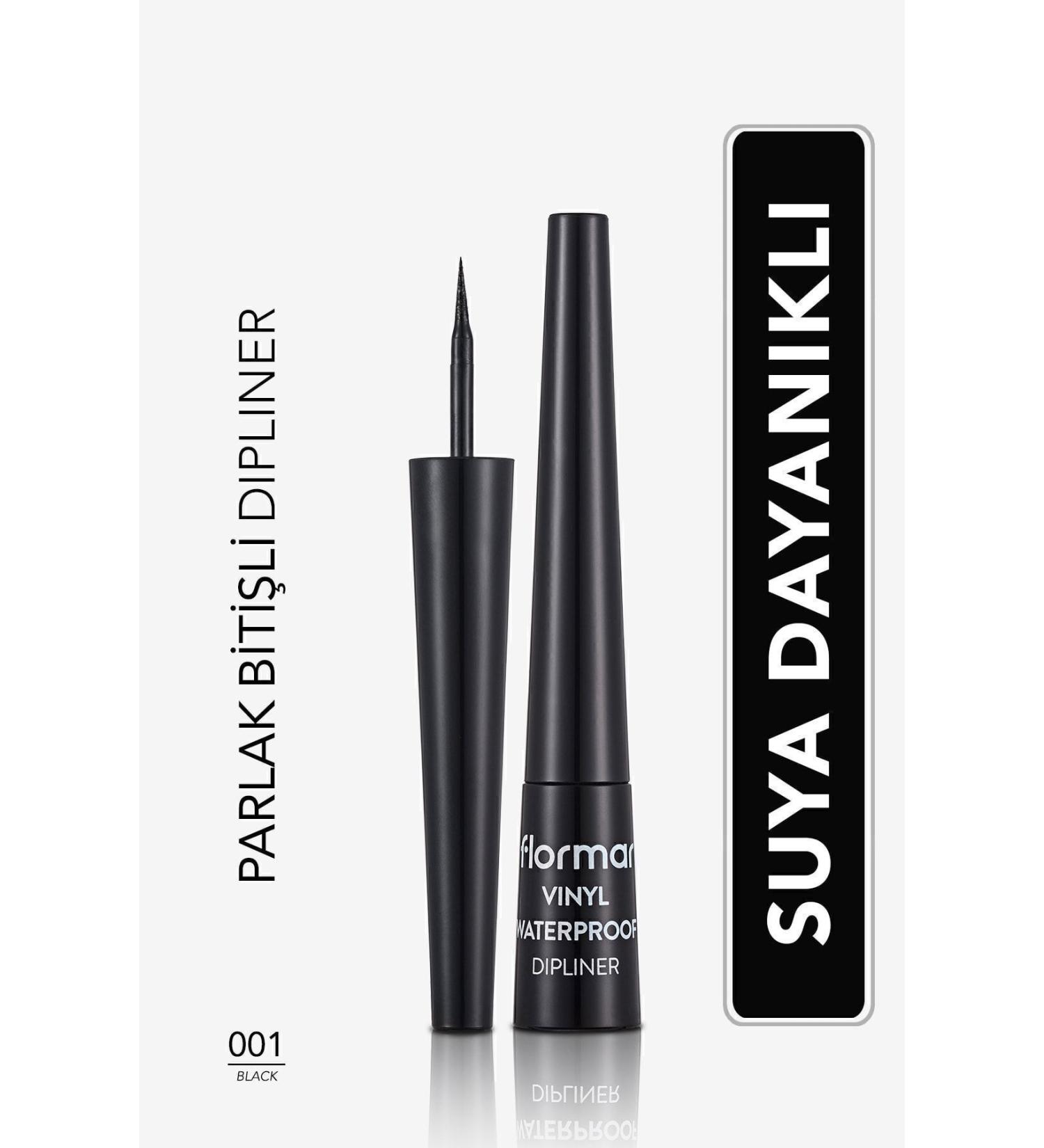 Flormar Waterproof Shiny Dipliner (BLACK) - Waterproof Dipliner - 001 Black - 8690604536498 - Buy Online on GoSupps.com