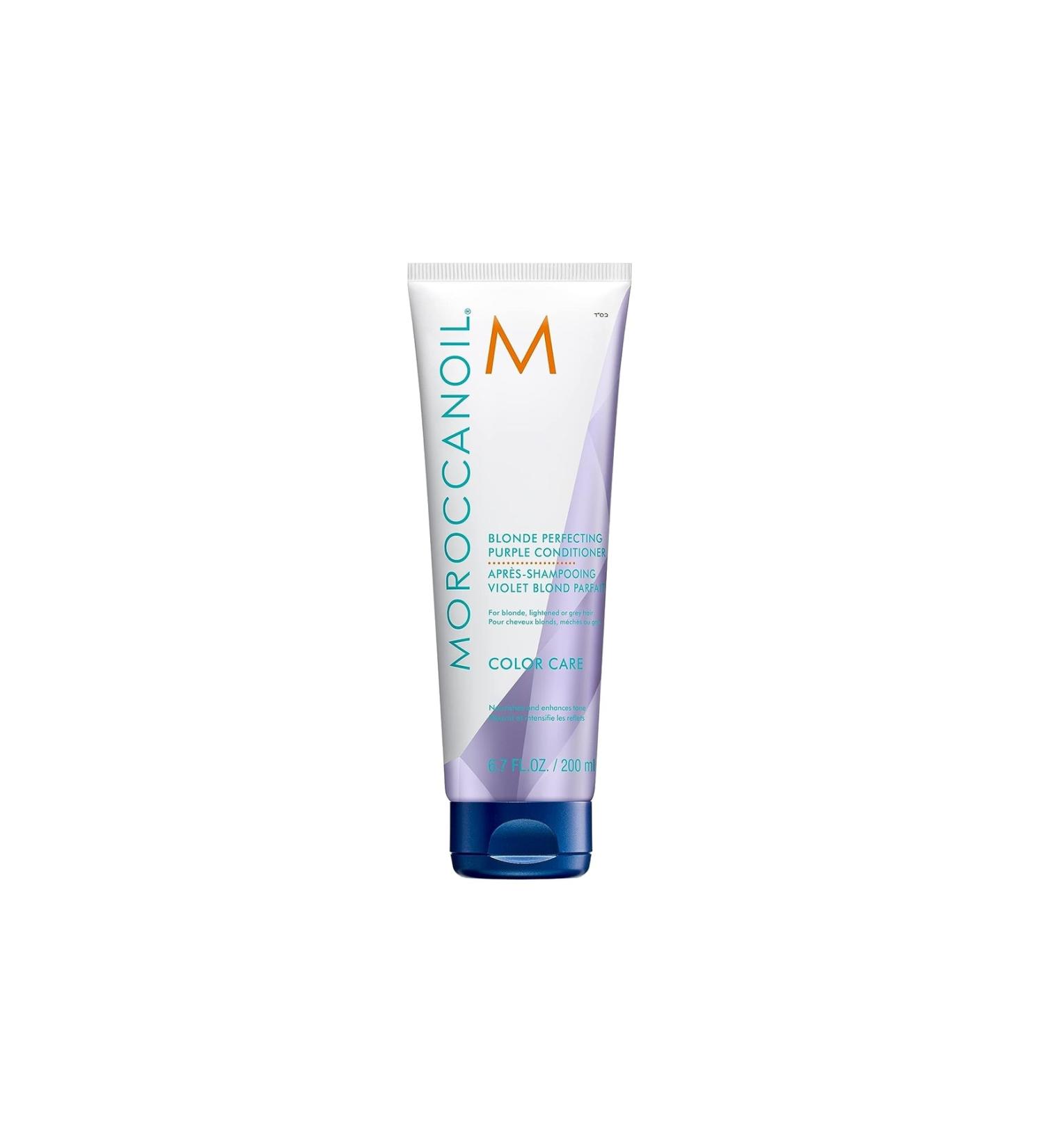 Moroccanoil BLONDE PERFECTUNG PURPLE CONDITIONER Repair Conditioner for Blonde and Grey Hair 200ML CYT797894646499