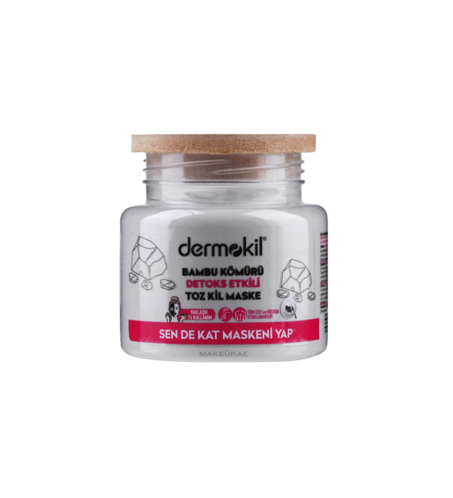 Dermokil Bamboo Charcoal Detoxifying Powder Clay Mask 280 ml