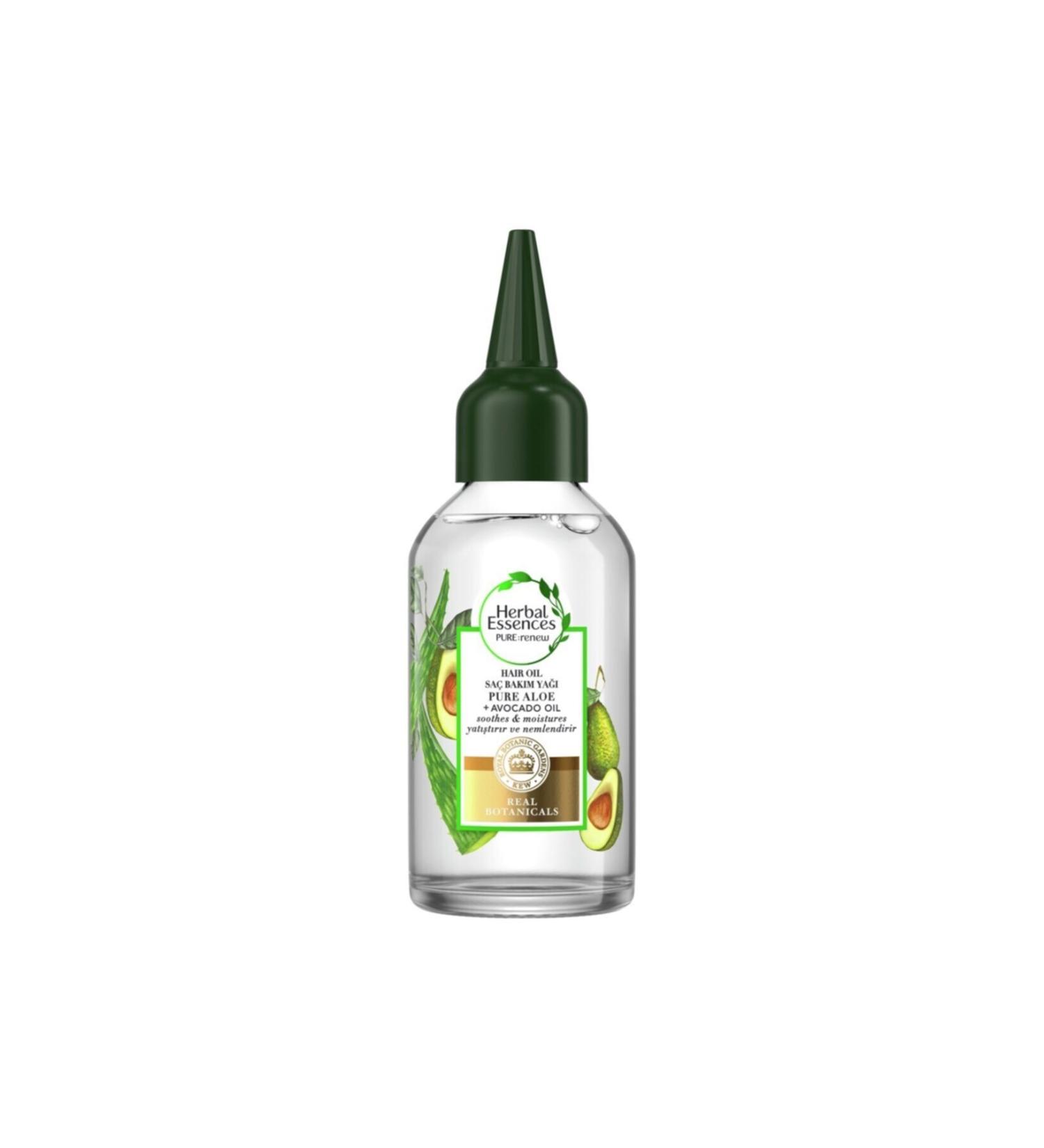 Herbal Essences Sulfate-Free Pure Aloe and Avocado Oil Hair Care Oil 100 Ml
