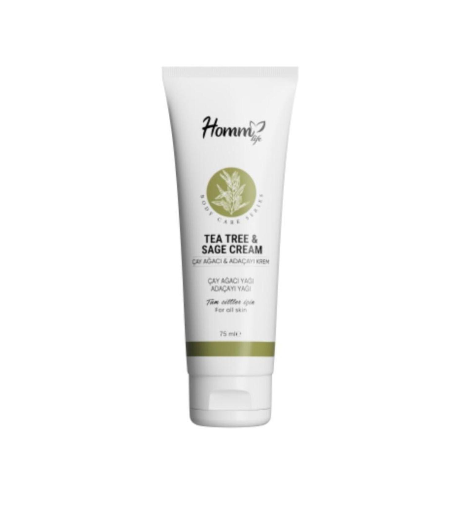 Homm Life TEA TREE SAGE OIL CREAM 75 ML