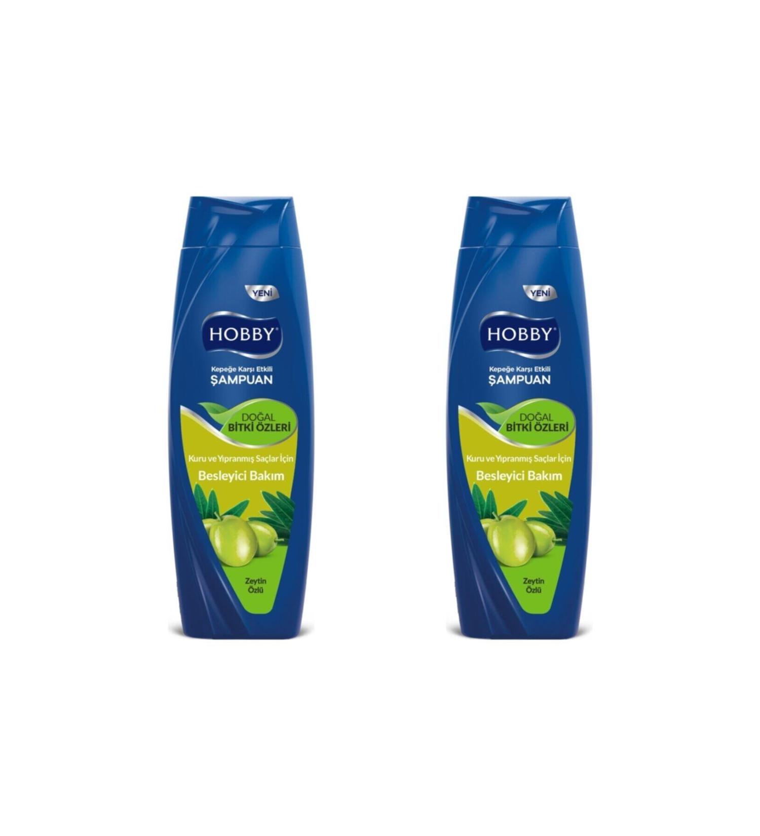 Hobby Shampoo Natural Plant Extract Olive Extract 600 ml 2 Pack