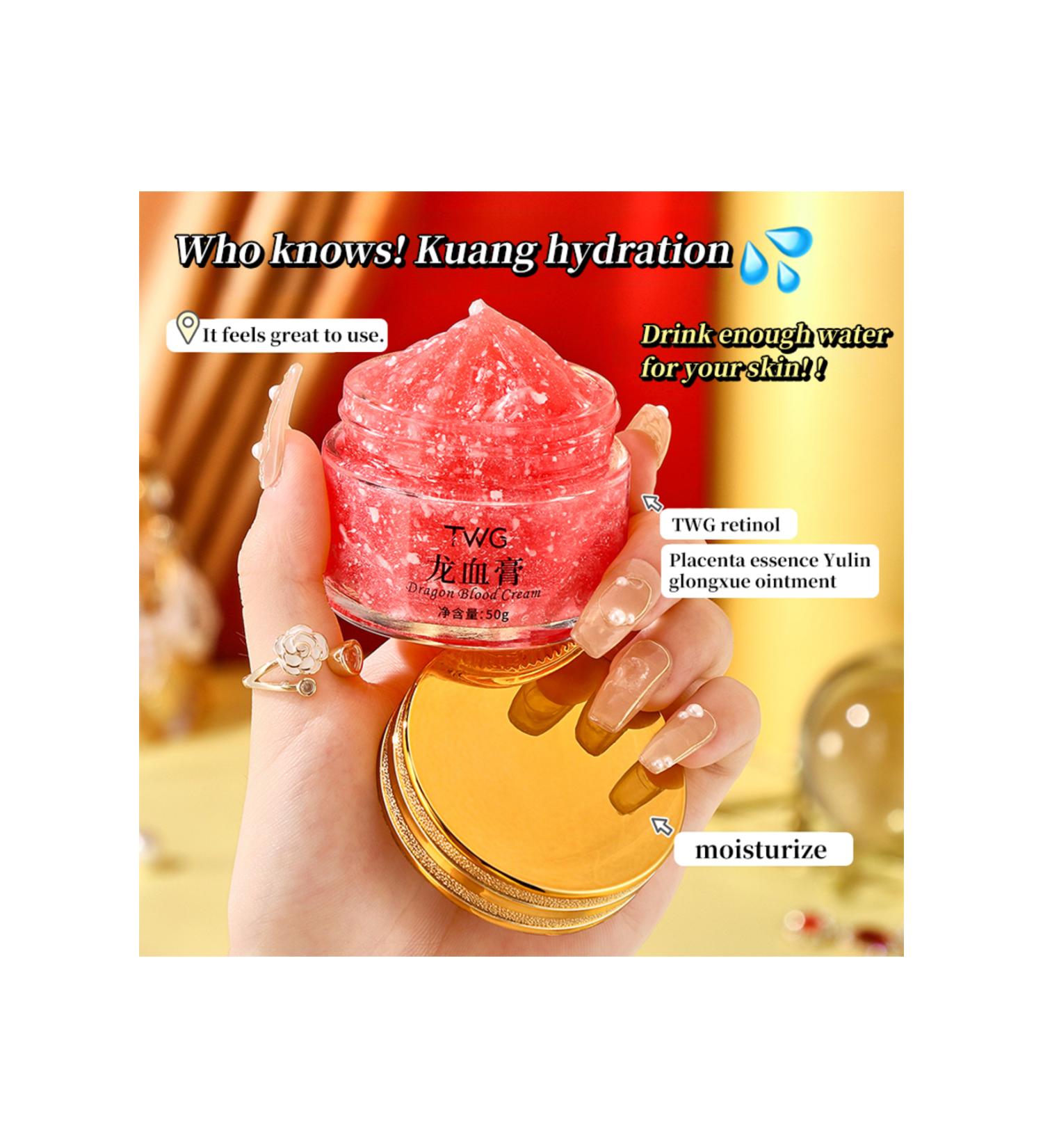 twg Dragon Blood Cream Dragon Blood Plant Collagen Vitamin E B3 B5 Retinol - Buy Online on GoSupps.com