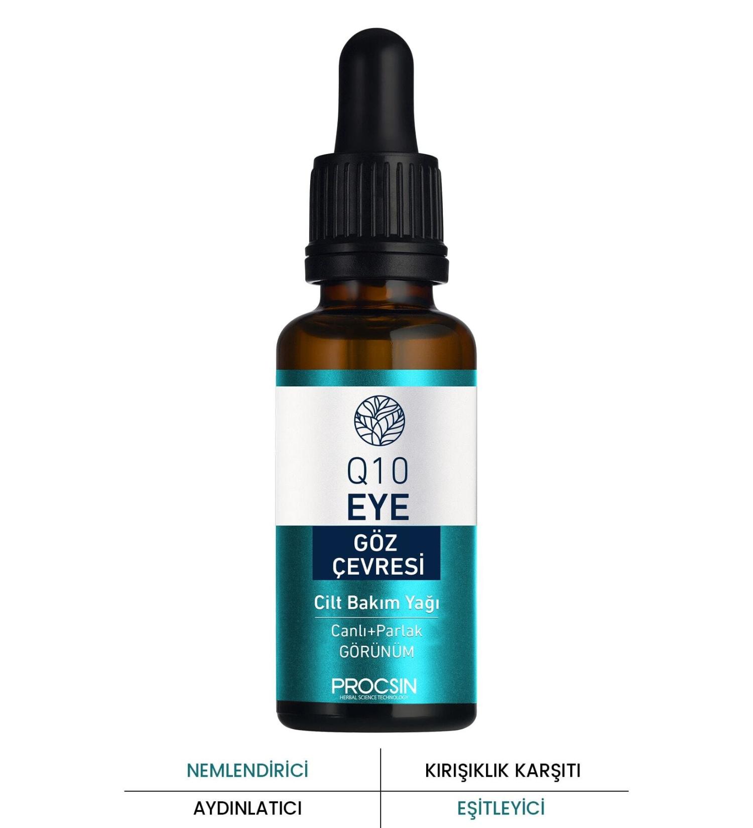 PROCSIN Q10 Eye Contour Brightening and Anti-Wrinkle Care Oil 20 ml