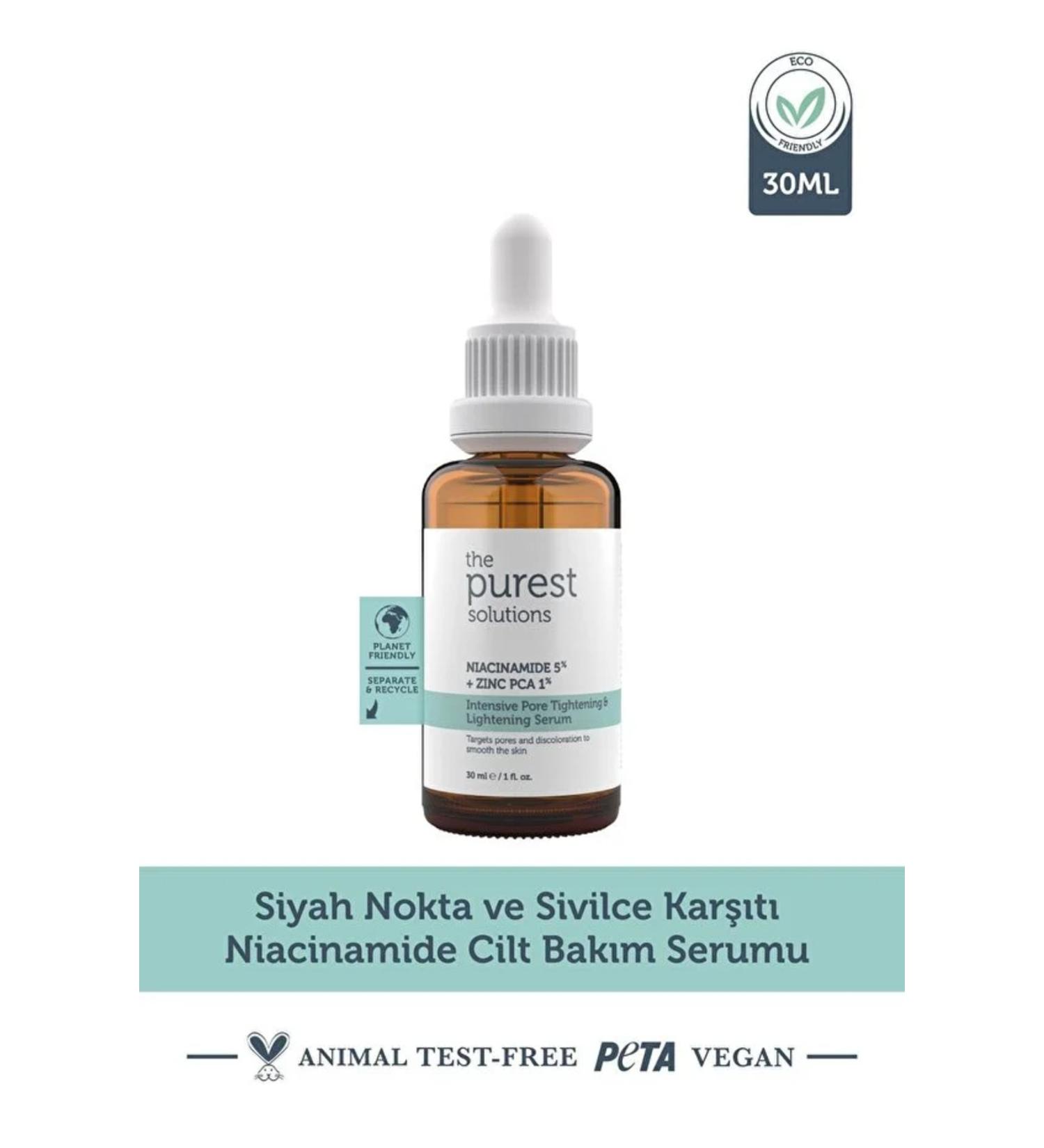 The Purest Solutions Anti-Blackhead and Acne Niacinamide Skin Care Serum 30 Ml