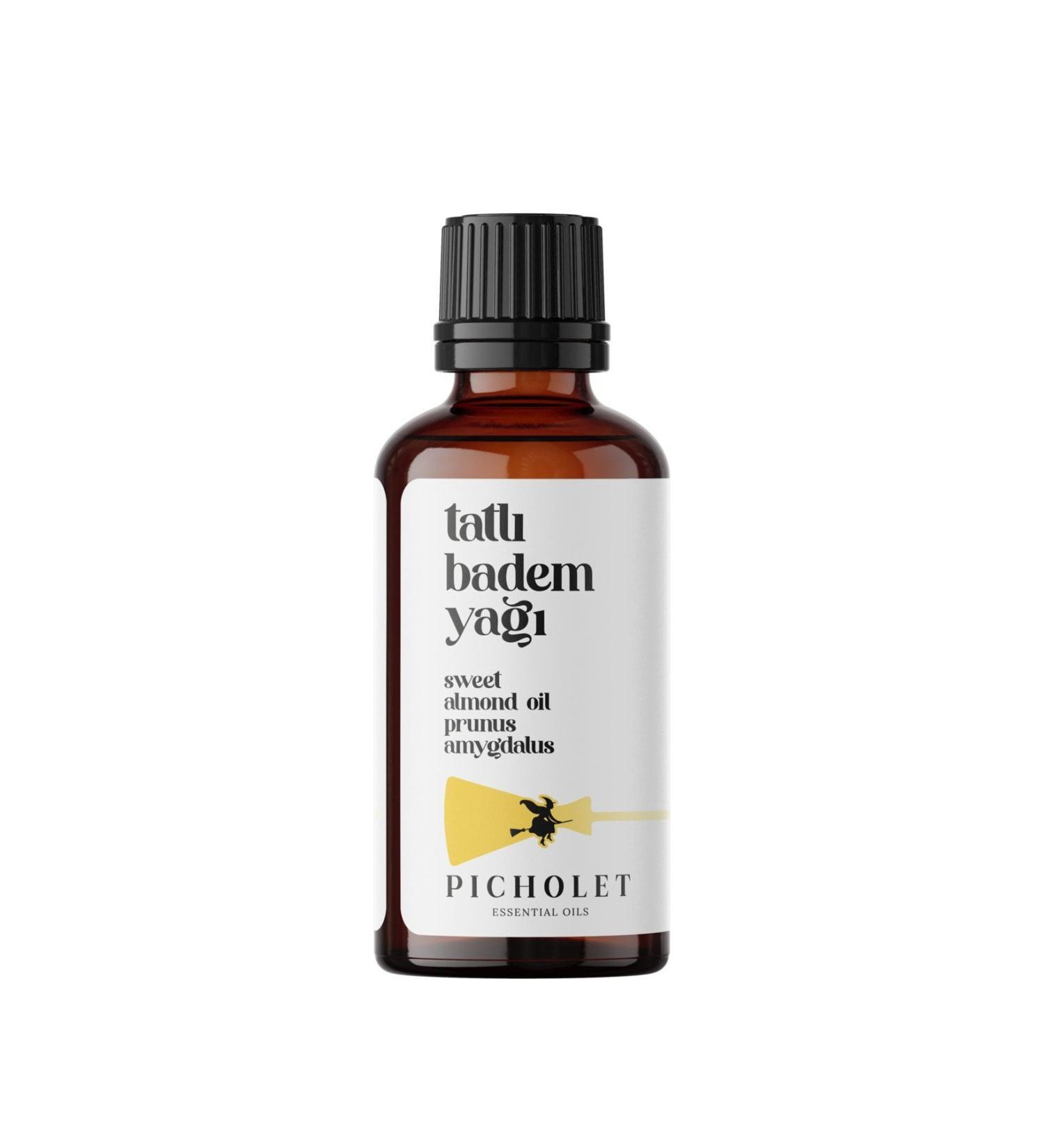 Picholet Cold Pressed Sweet Almond Oil 0 Pure (Pure Almond Oil) - 30 Ml