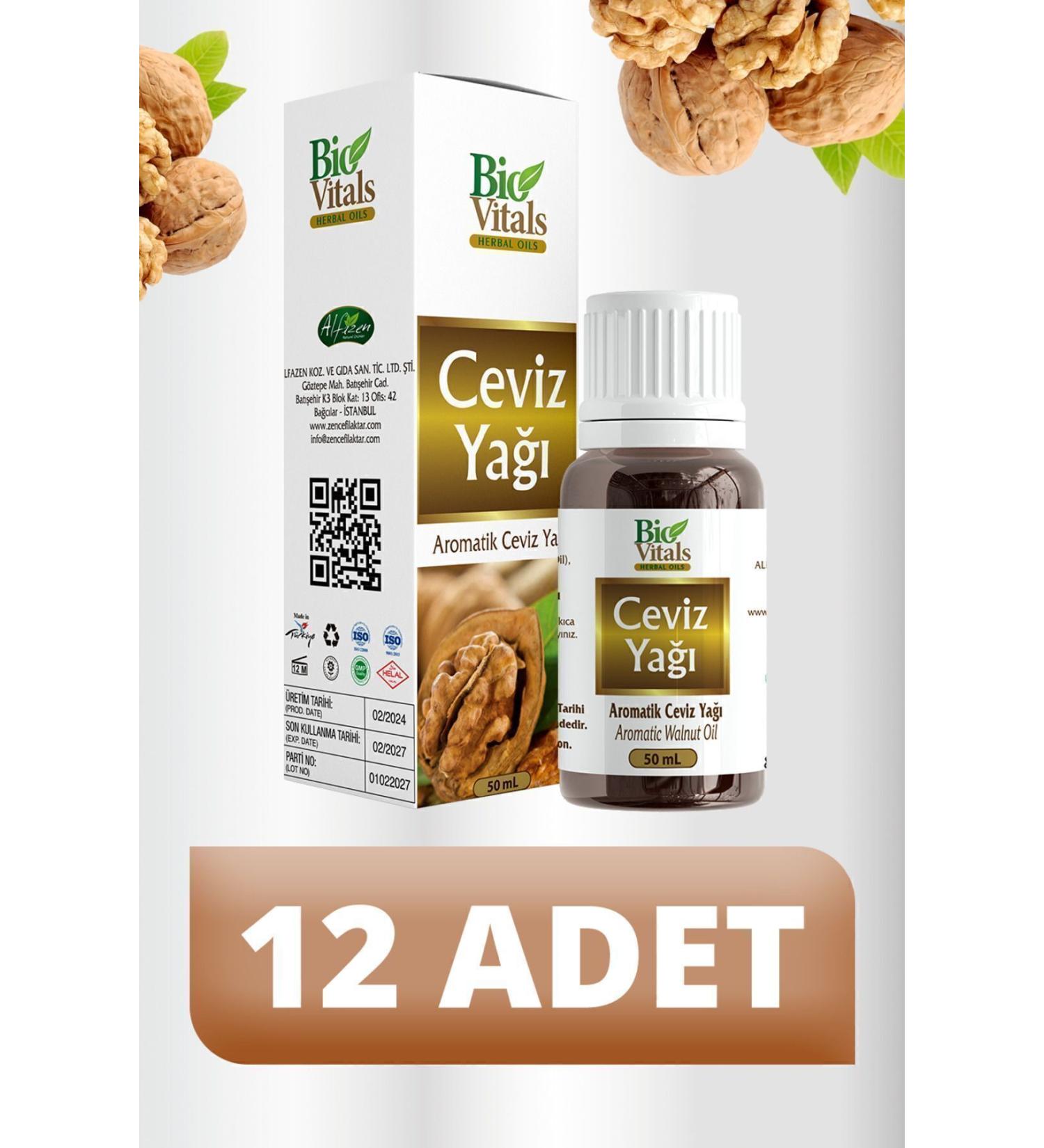 Bio Vitals Walnut Oil 12 PCS-Box 50 ml