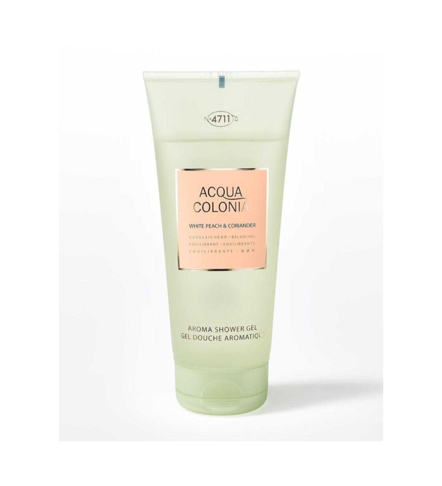 4711 Acqua Colonia White Peach & Coriander Shower Gel 200 Ml Du Jeli