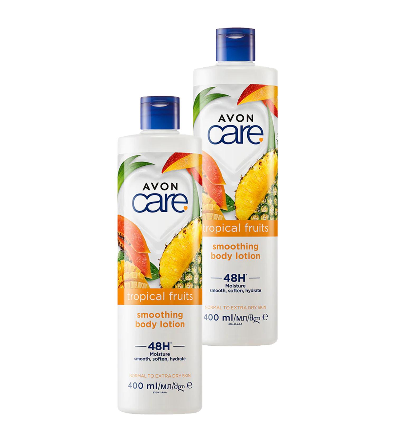 Avon Care Tropical Fruits Pineapple Mango and Papaya Body Lotion 400 Ml. Set of Two - Buy Online on GoSupps.com