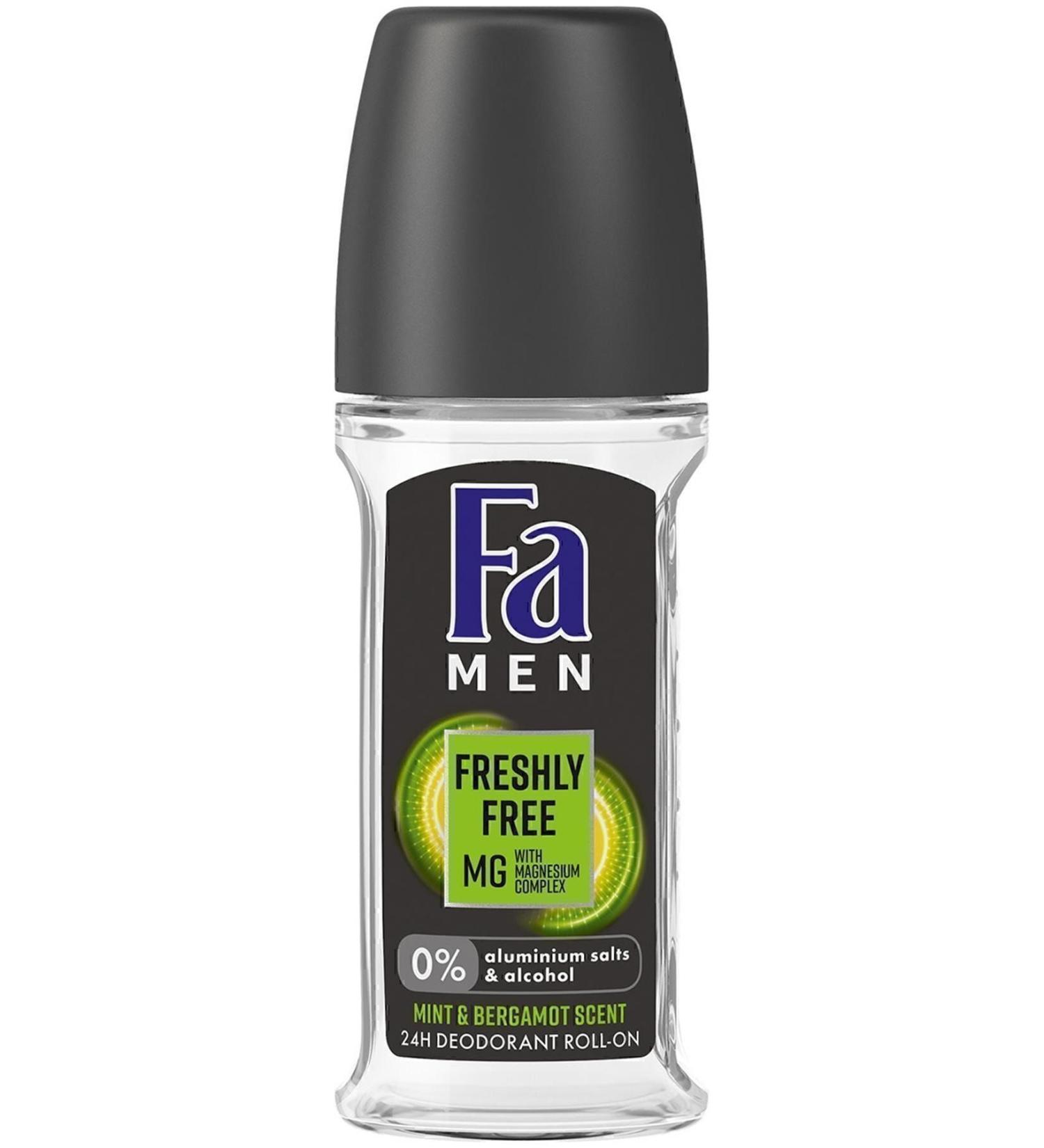 Fa Men Freshly Free Mint & Bergamot Roll-on 50 ml