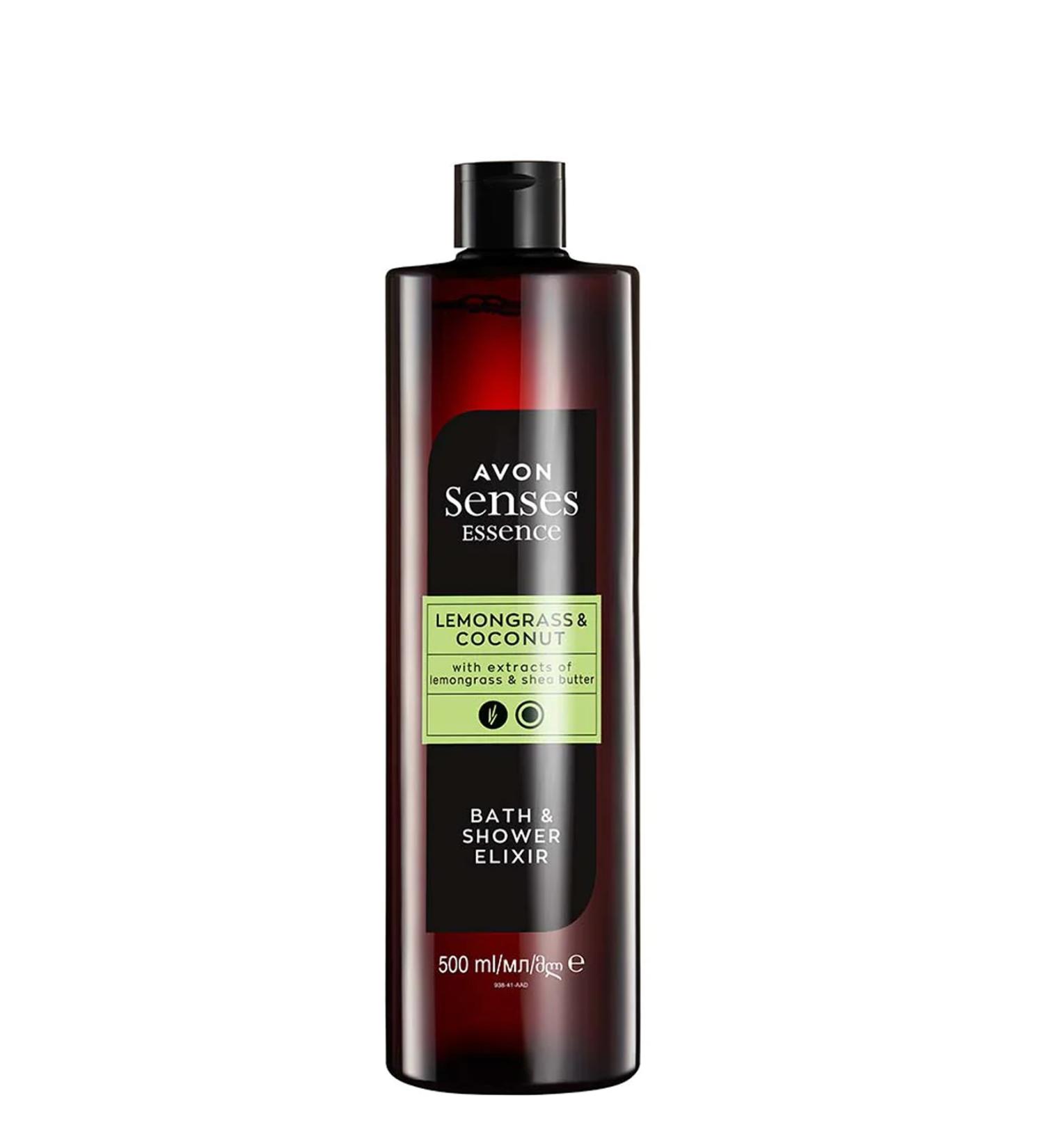 Avon Senses Lemongrass and Coconut Scented Bath Shower Gel 500 Ml.