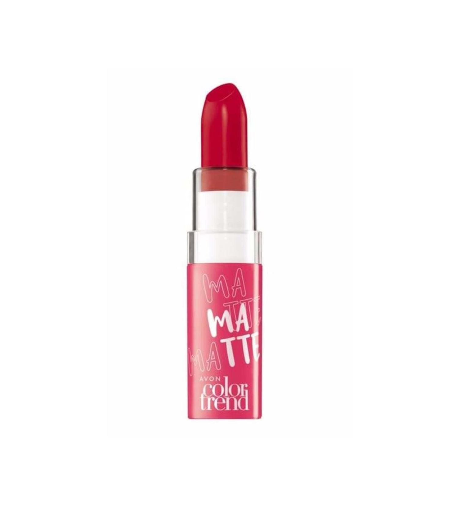 Avon Color Trend Matte Legend Lipstick Classic Red