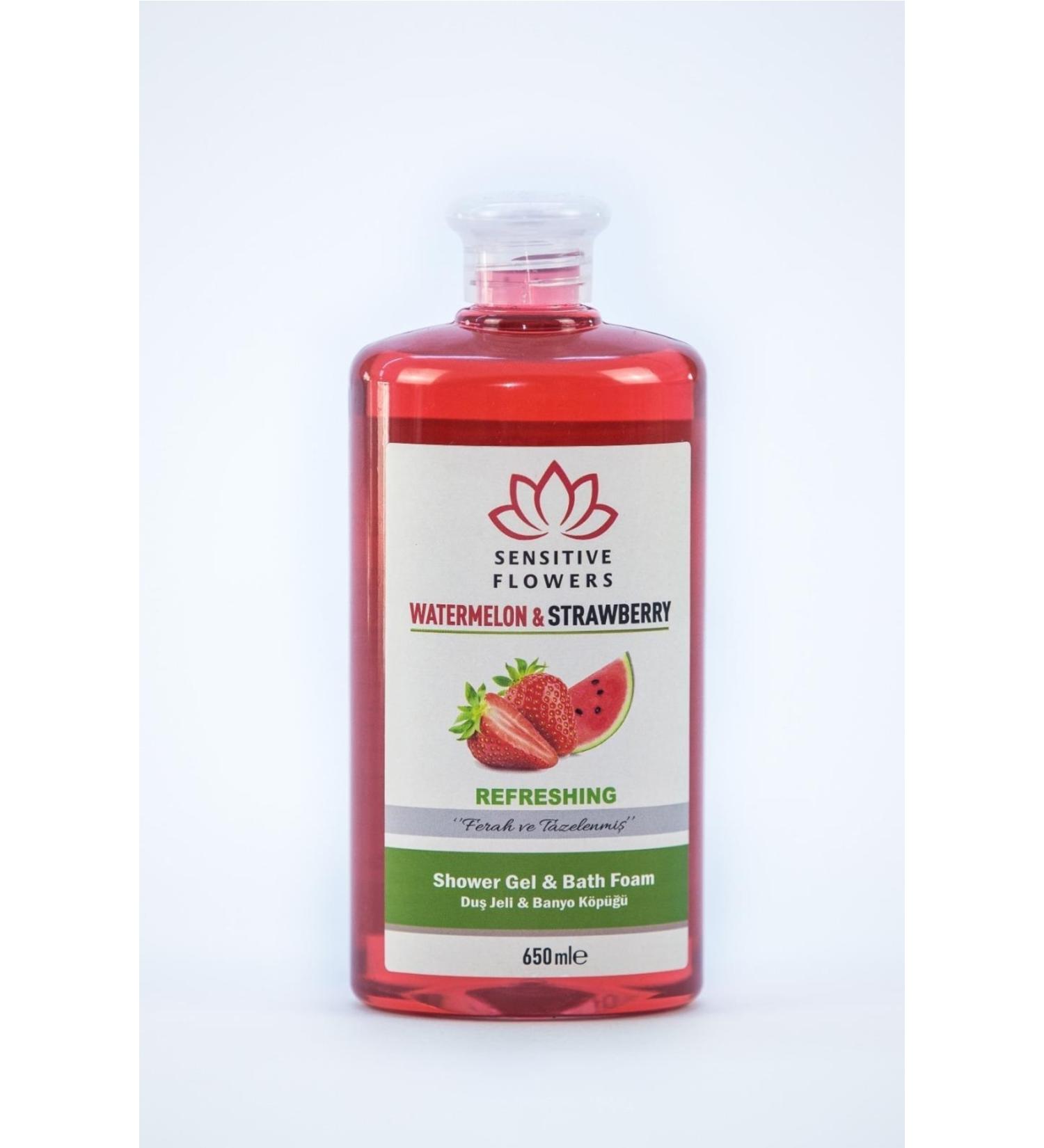 Sensitive Flowers Watermelon Strawberry Refreshing Du Jeli 650 Ml