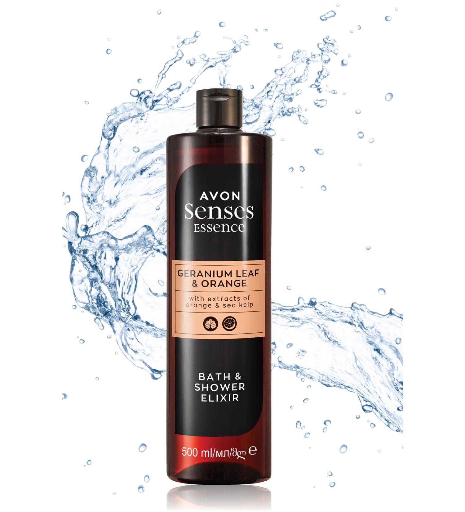 Avon Senses Essence Geranium Leaf and Partakal Scented Shower Gel 500 Ml. Triple Set - Buy Online on GoSupps.com
