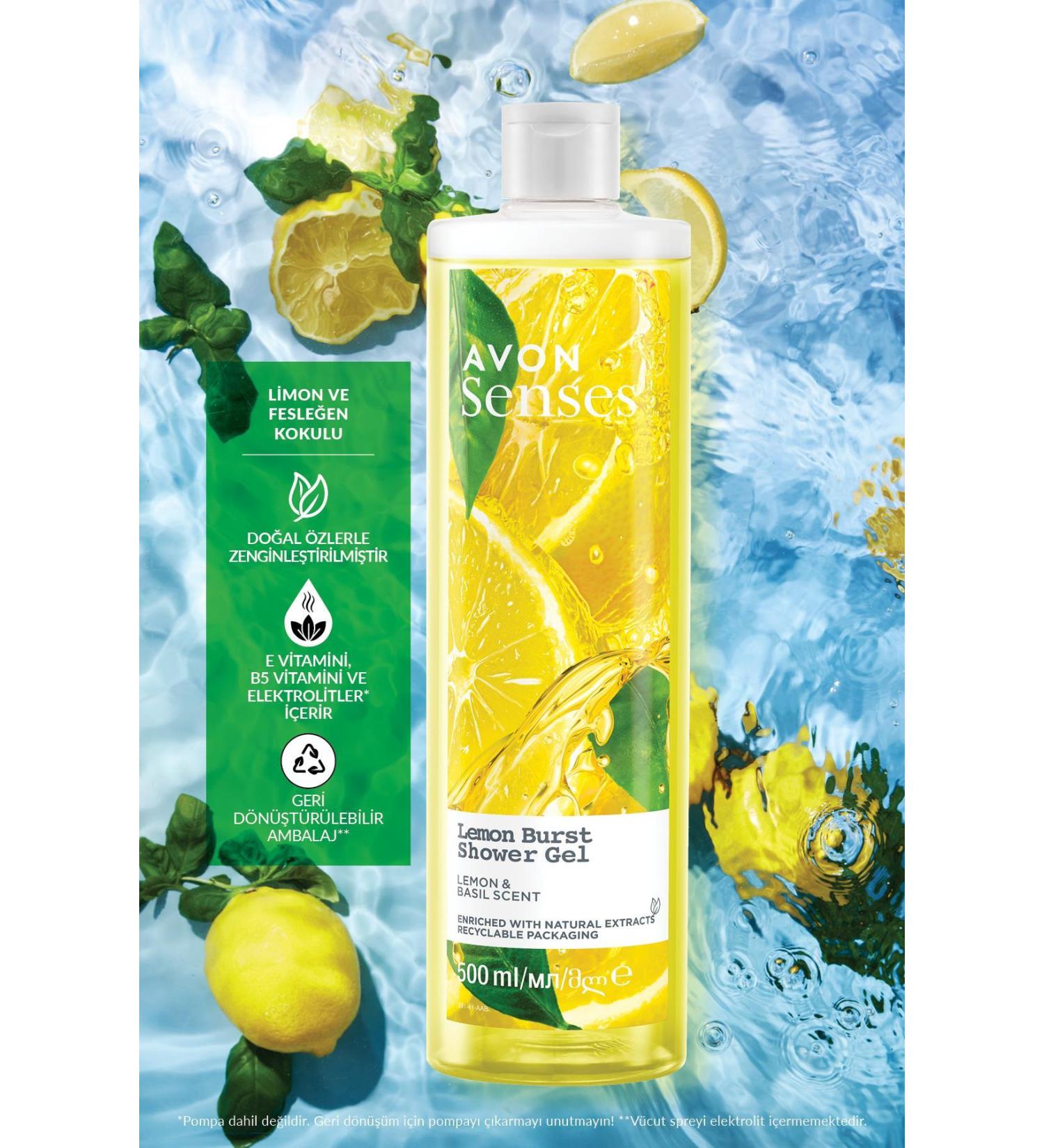 Avon Senses Fruity Margarita Shower Gel 500 ml 5050136902599
