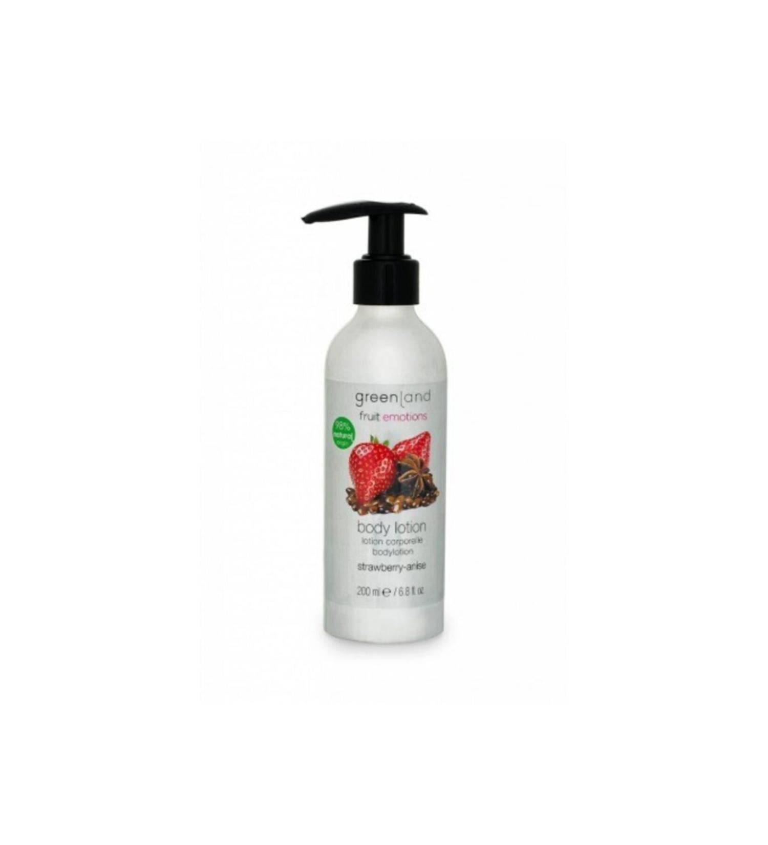 Greenland Body Care Paraben Free Body Lotion Strawberry - Anise 200ml