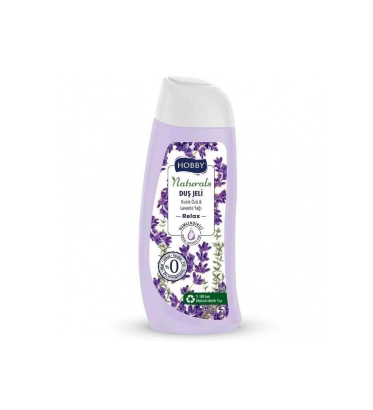 Hobby Shower Gel Thyme Essence Lavender Oil 450 Ml
