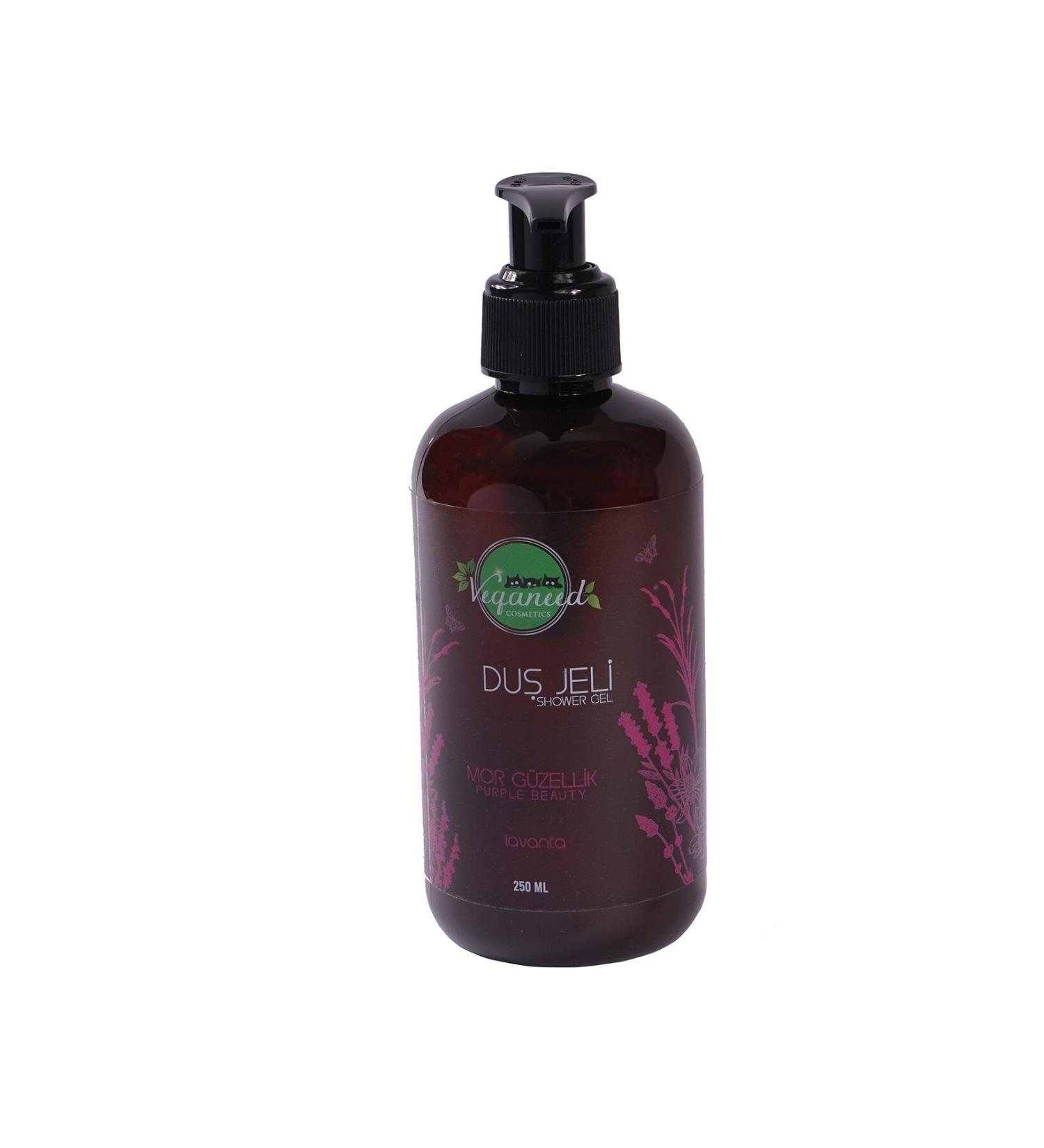 Veganeed Vegan Shower Gel Purple Beauty 250 ml Lavender Flavor