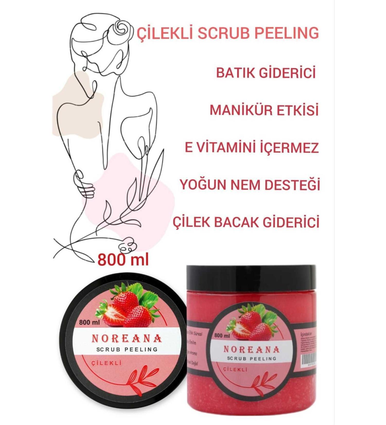 Noreana STRAWBERRY 800ML SCRUB PEELING - Buy Online on GoSupps.com
