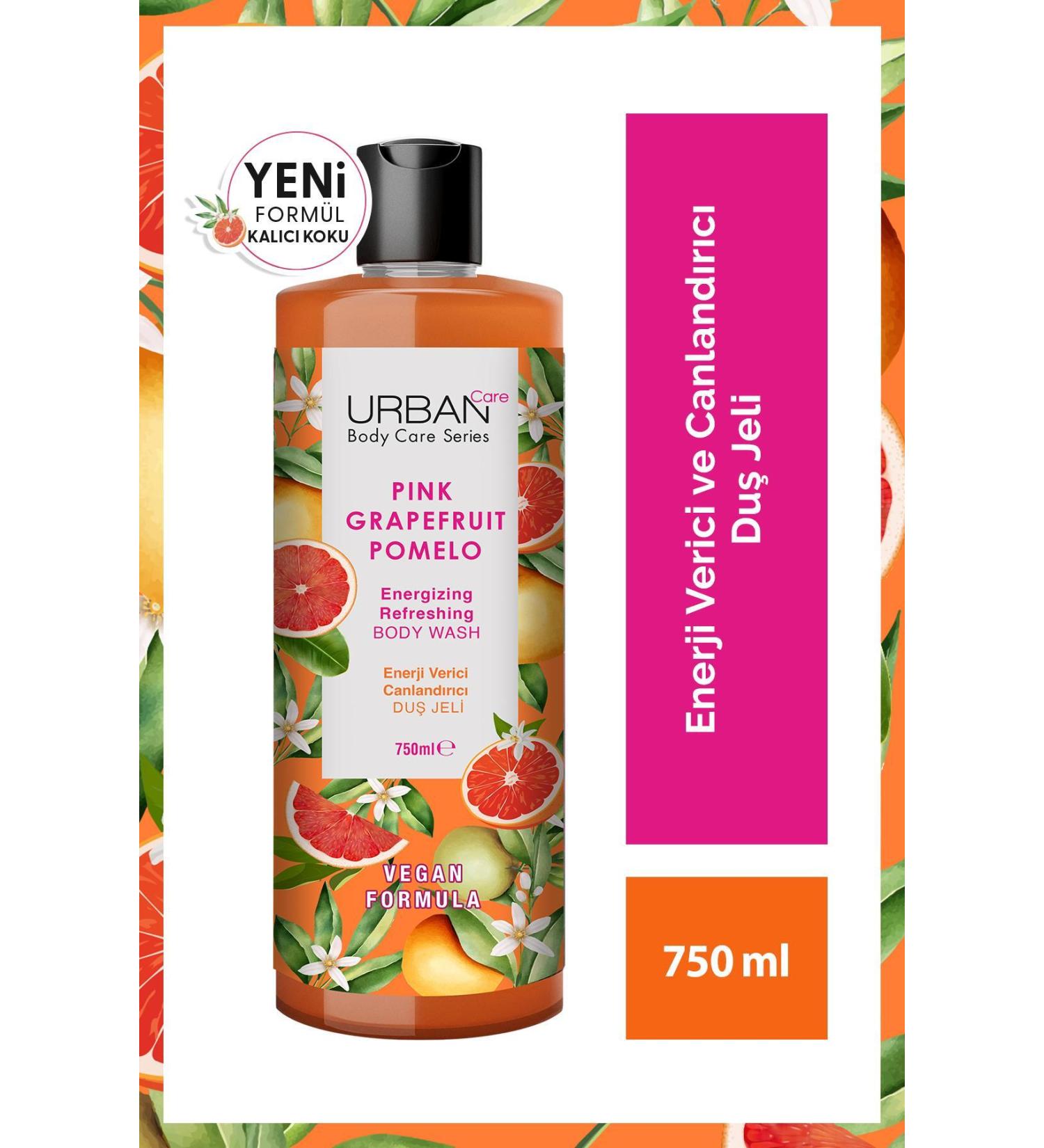 Urban Care Body Series Pink Grapefruit Pomelo Shower Gel 750 ml - Buy Online on GoSupps.com