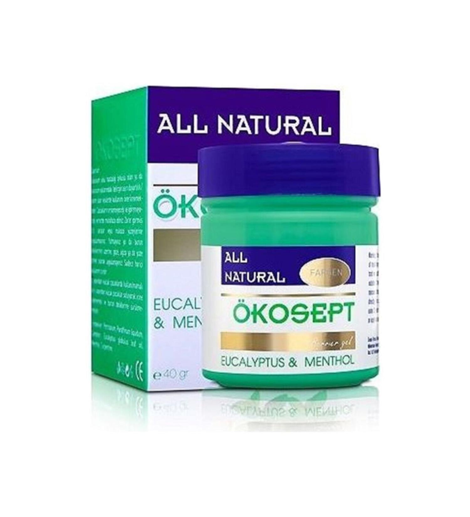 All Natural kosept Eucalyptus And Menthol 40 gr Ointment
