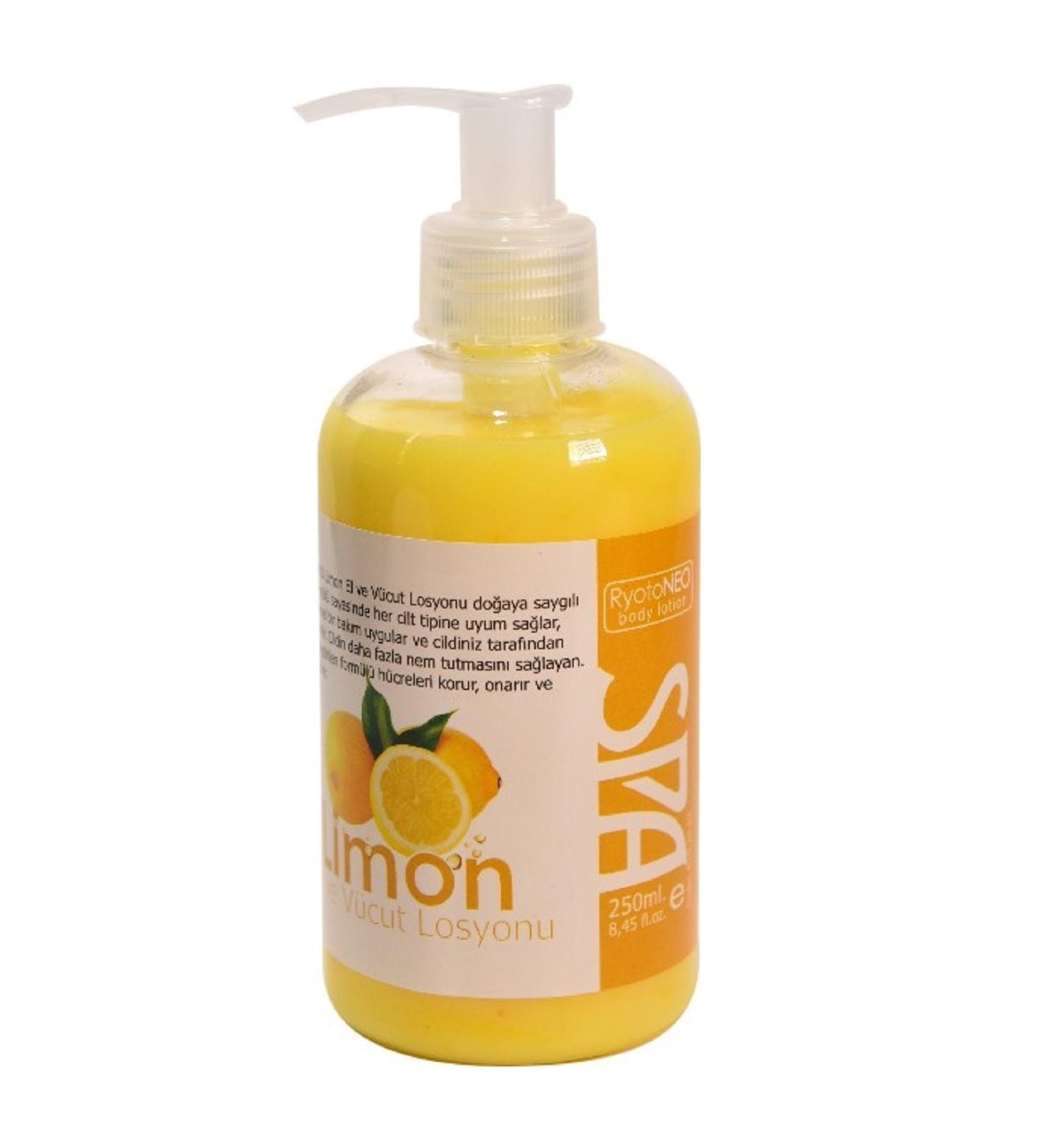 RyotoNEO Lemon Hand and Body Lotion 250 Ml.