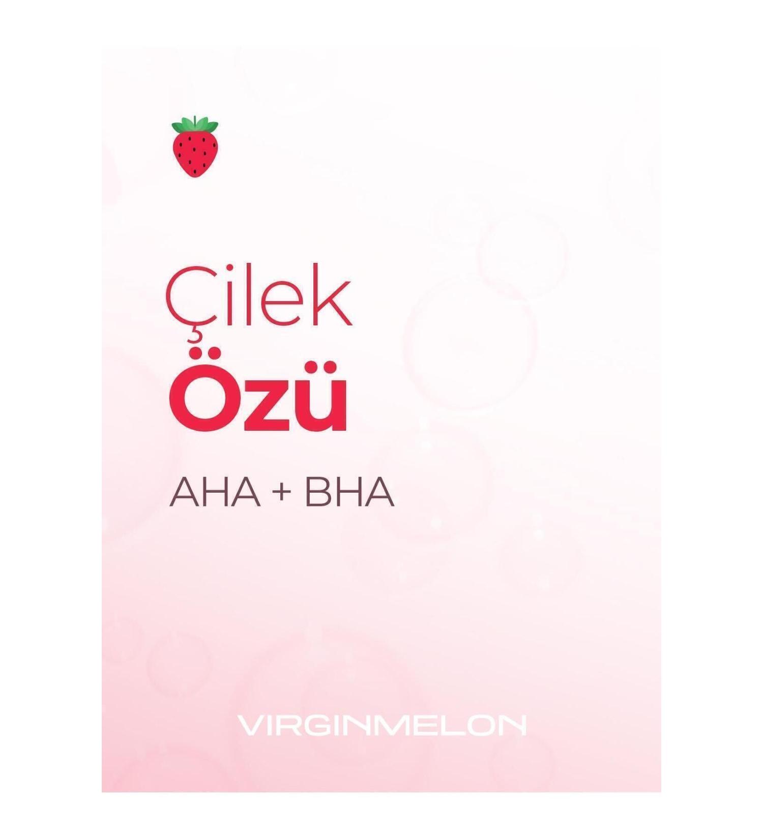 Virginmelon Strawberry Extract Peeling Effect Skin Renewal Barrier Repair Smoothing Aha Bha Serum 30 ml - Buy Online on GoSupps.com