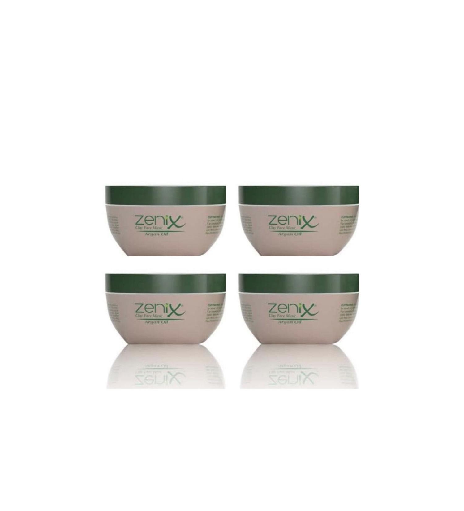 Zenix Argan Oil Essence Clay Face Mask 350gr 4 Pieces