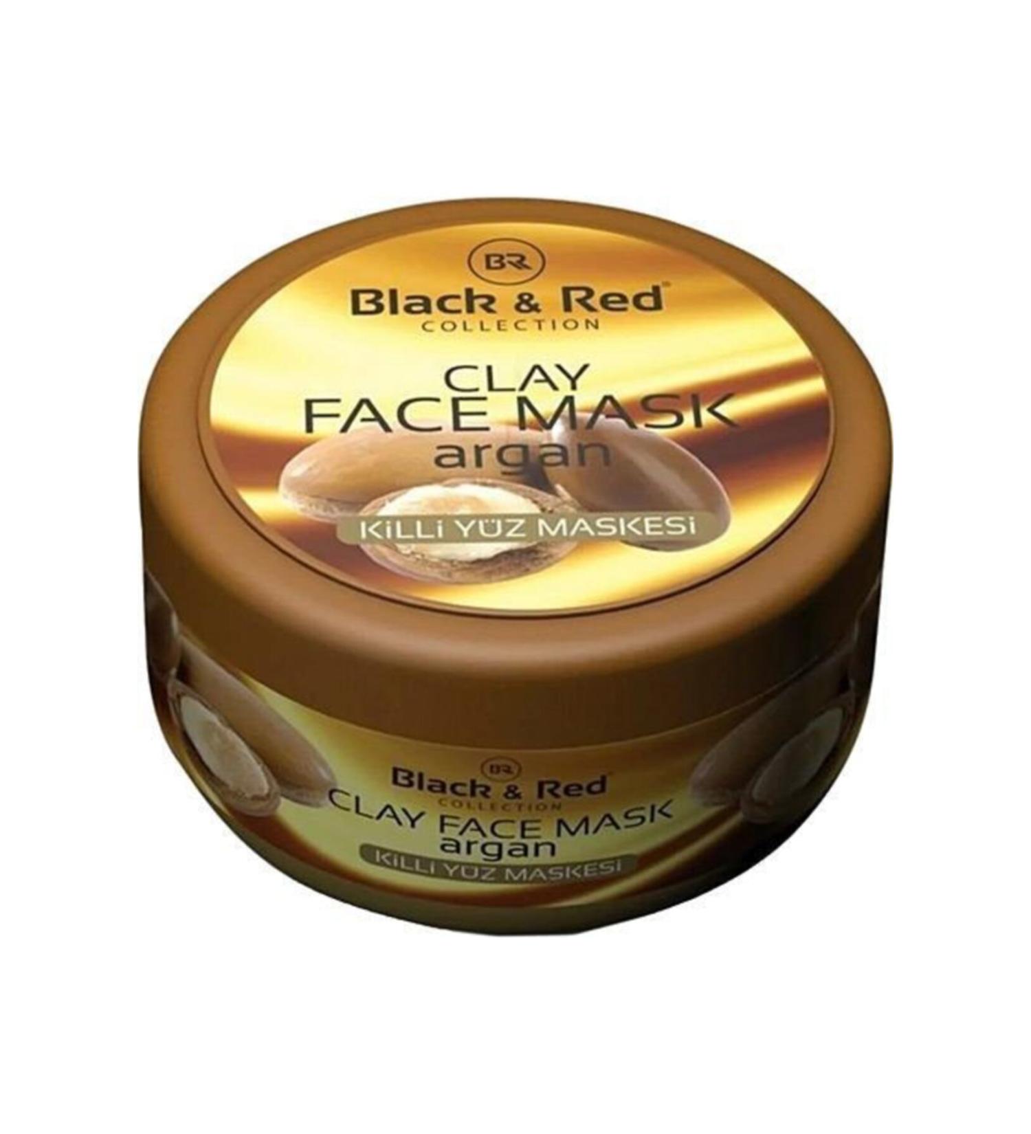 kervansanal Black & Red Clay Face Mask