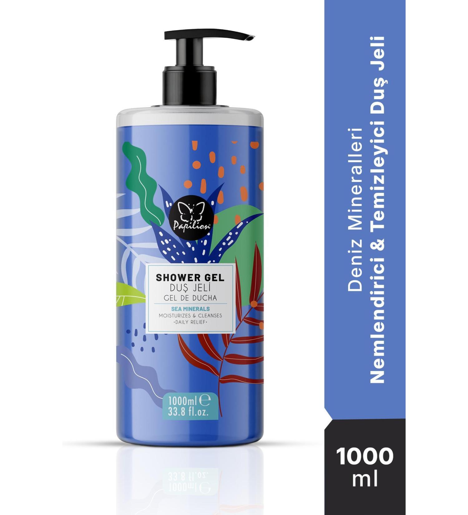 Papilion Shower Gel 1000 Ml Sea Minerals
