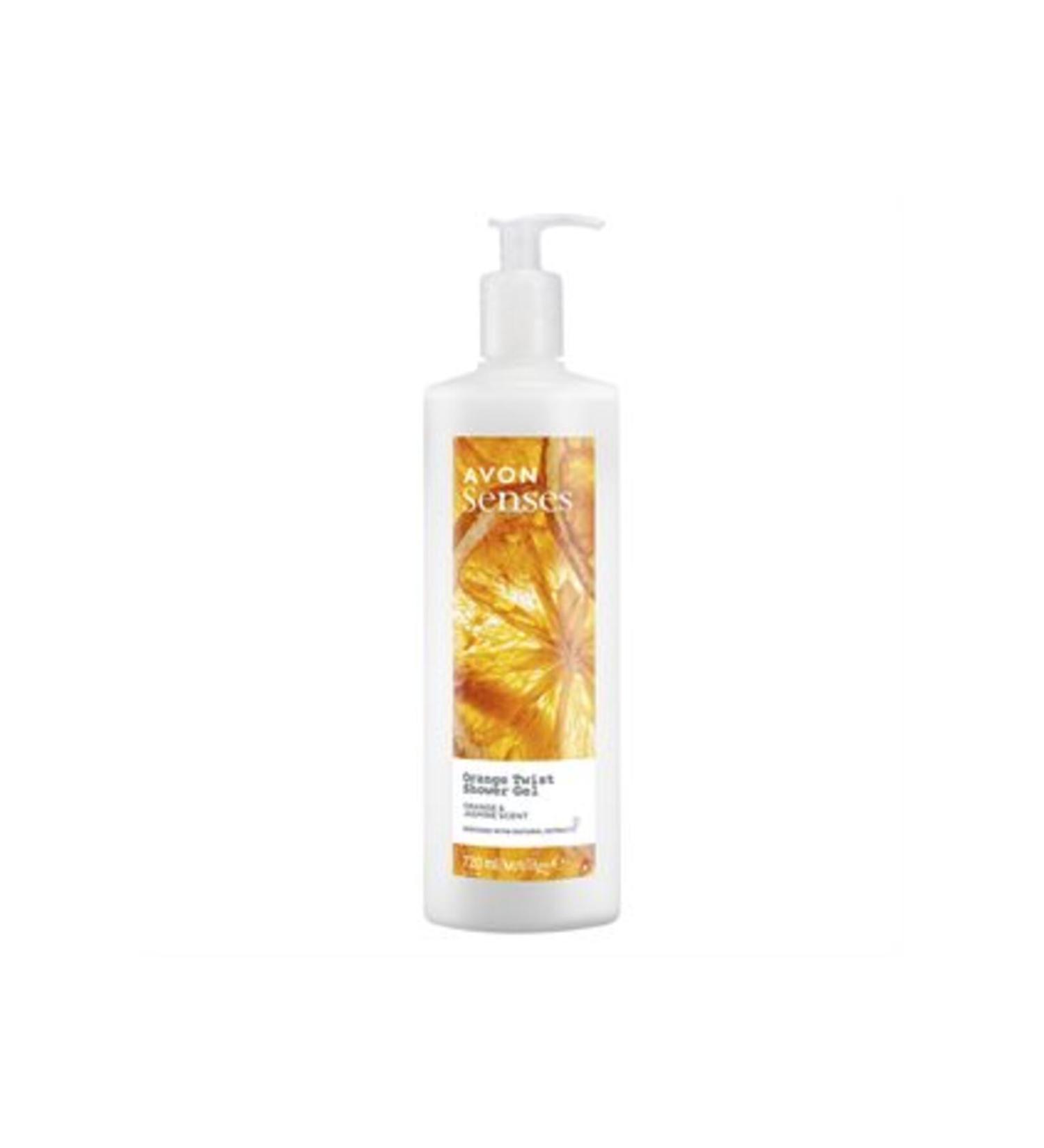Avon ( CLAY MASK GIFT ) Senses Orange Twist Shower Gel 720ml ( 1 PIECE )