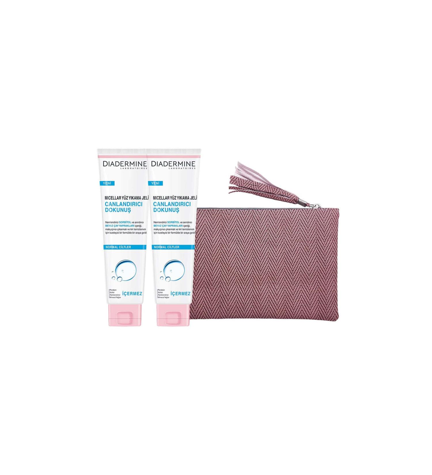 Diadermine Micellar Face Wash Refreshing Touch 150ml x 2 + Bag