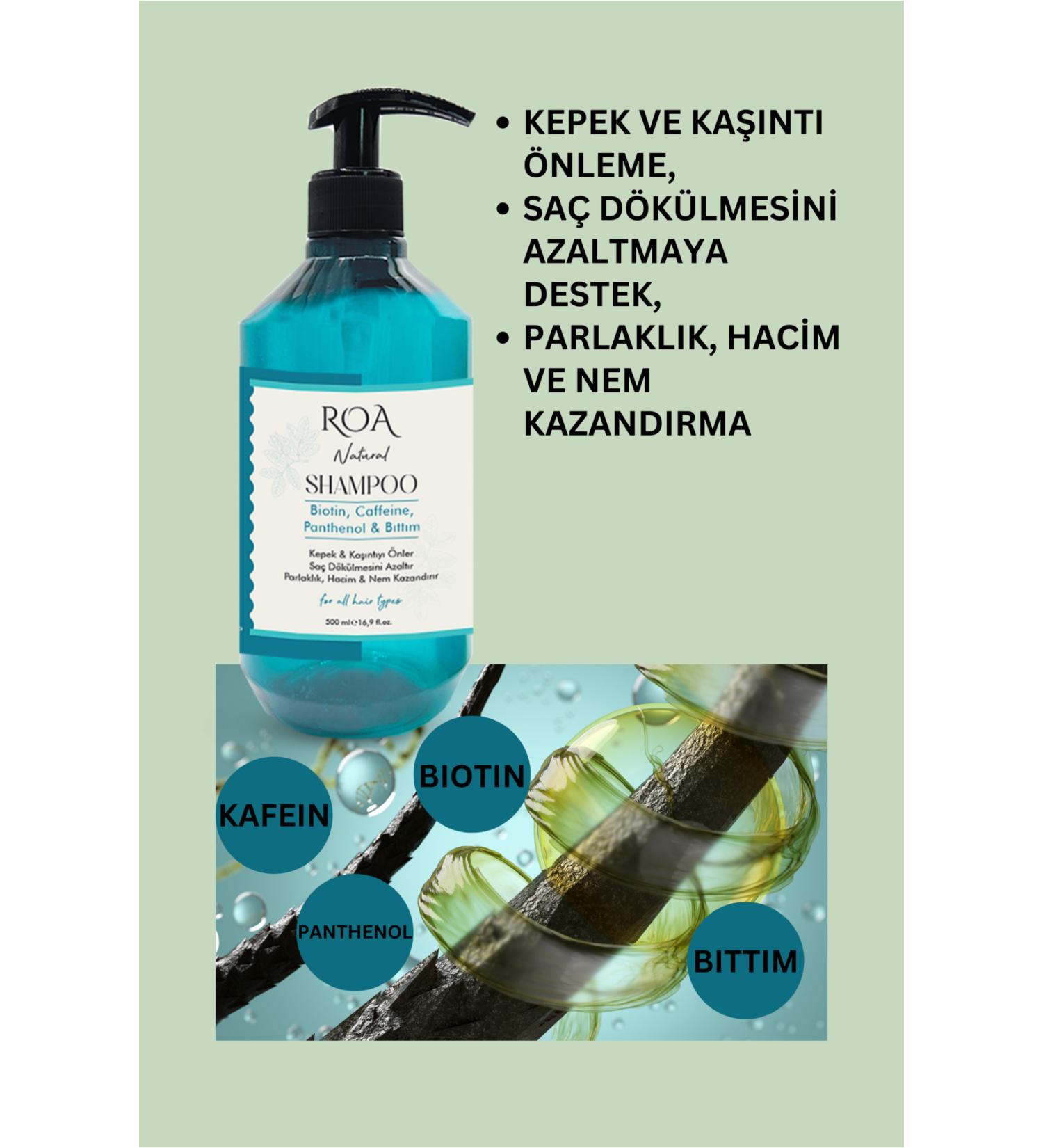Roa Herbal Roa Biotin Shampoo 500 ML